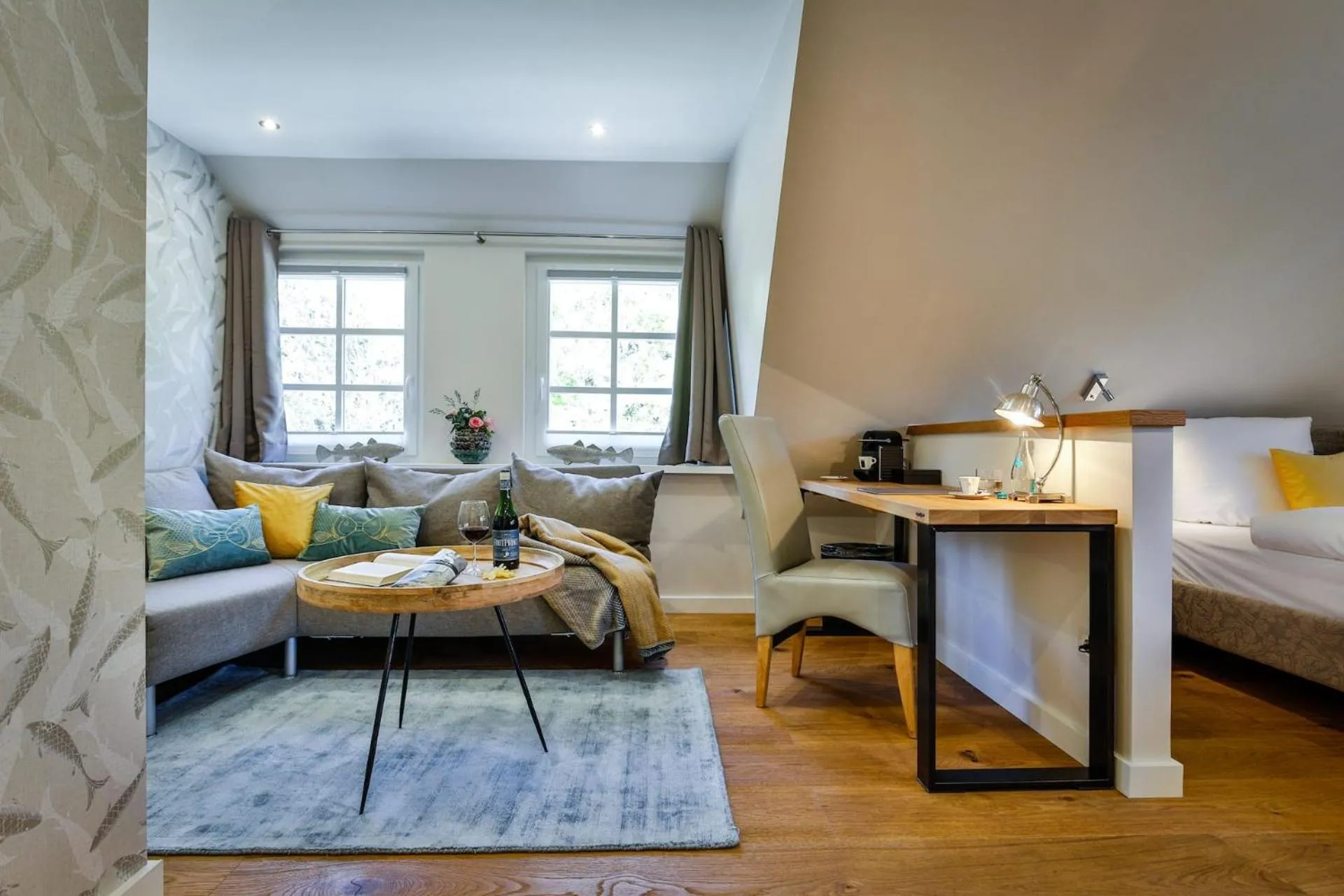 TV and multimedia, Bed in Landhaus Sylter Hahn