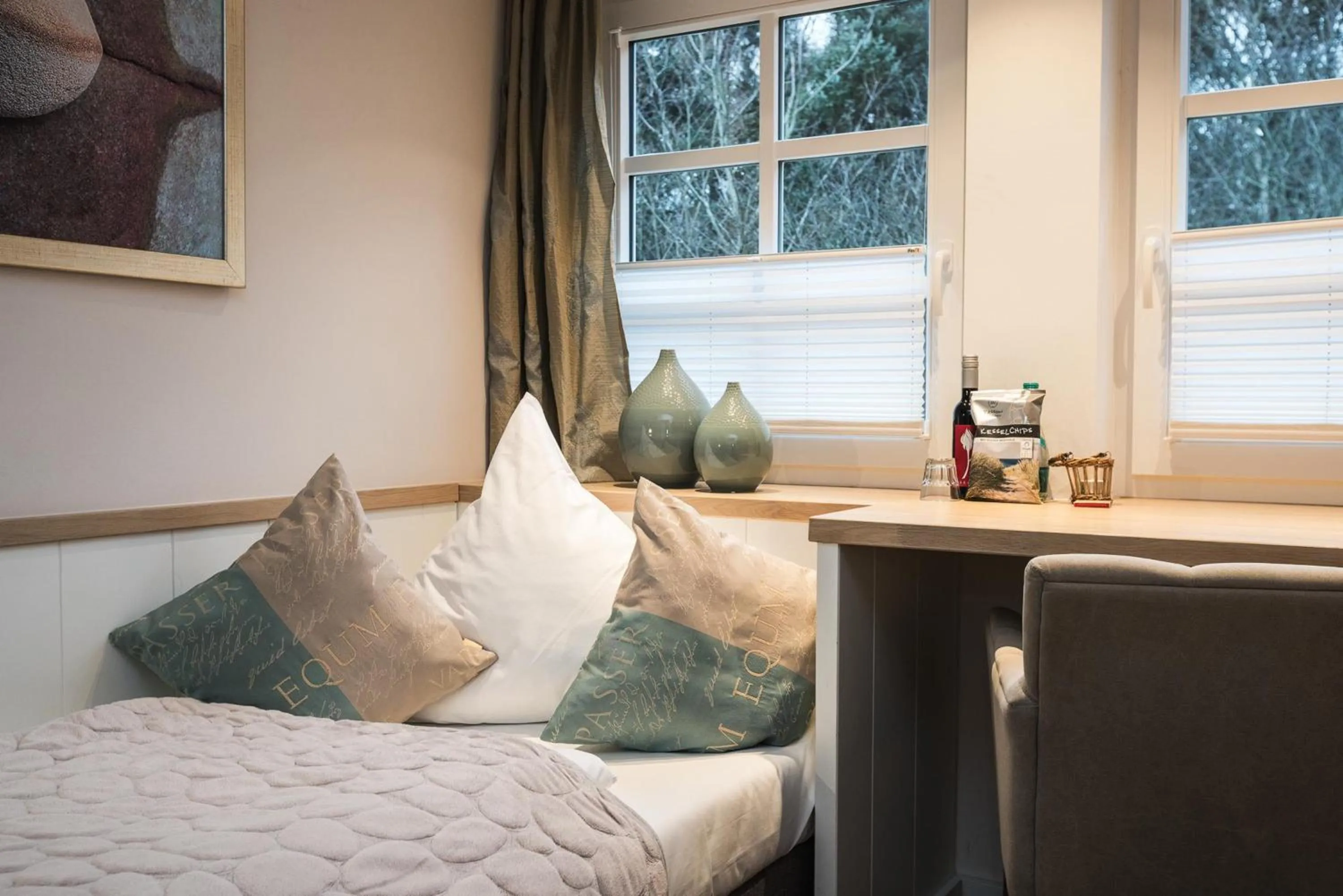 Living room, Bed in Landhaus Sylter Hahn