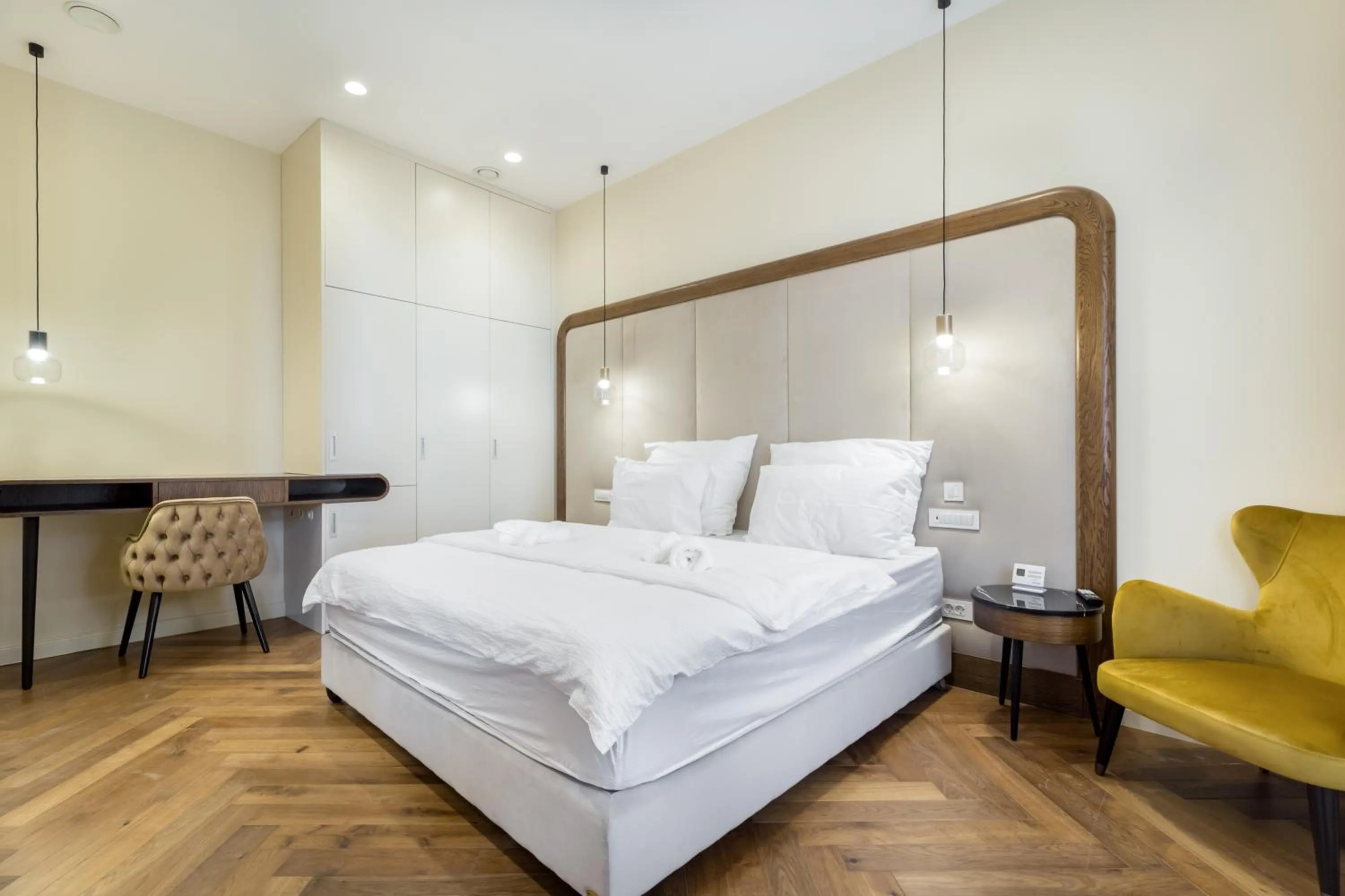 Photo of the whole room, Bed in Budapest Eye- Boutique Suites, by BQA
