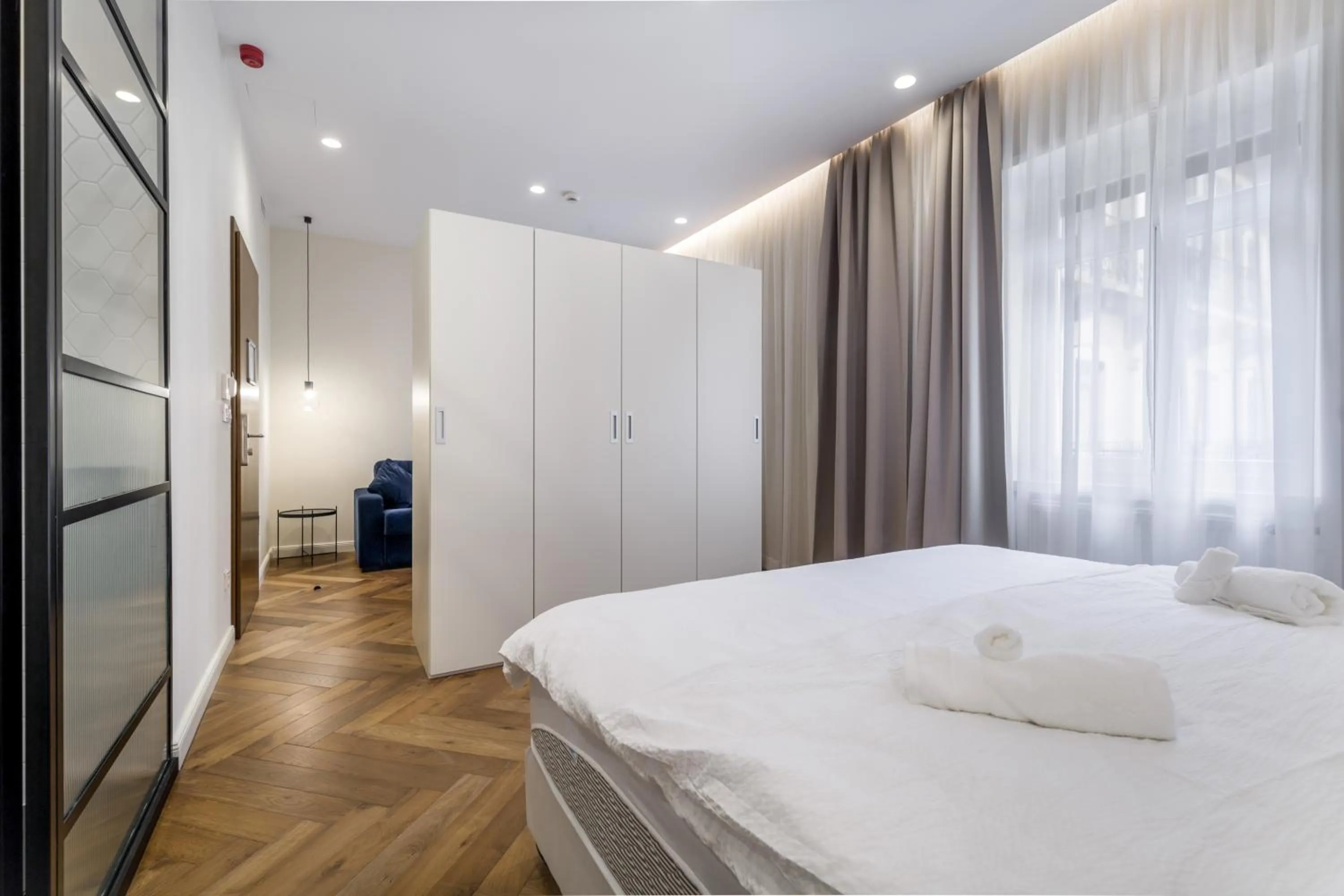 Photo of the whole room, Bed in Budapest Eye- Boutique Suites, by BQA