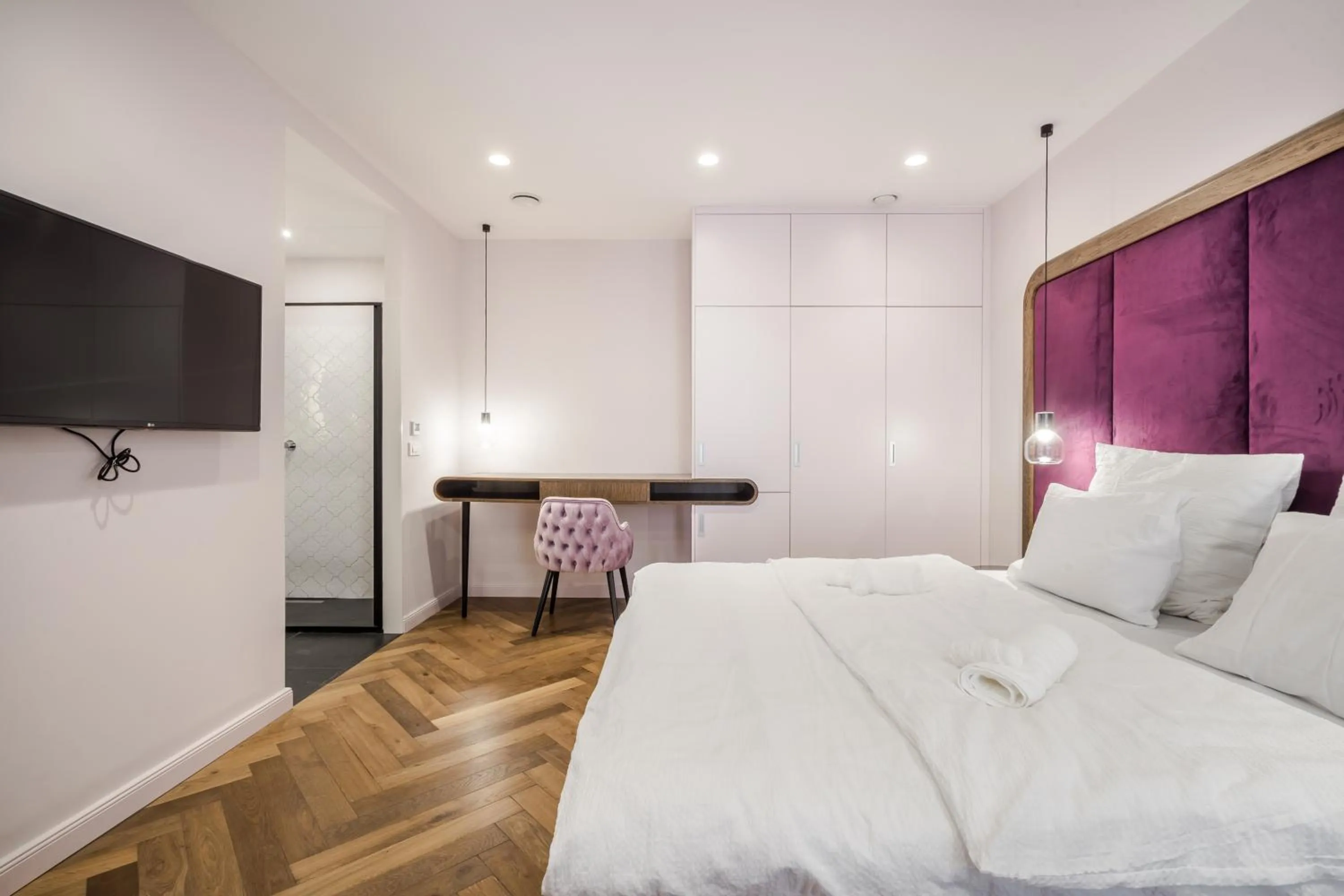 Photo of the whole room, Bed in Budapest Eye- Boutique Suites, by BQA