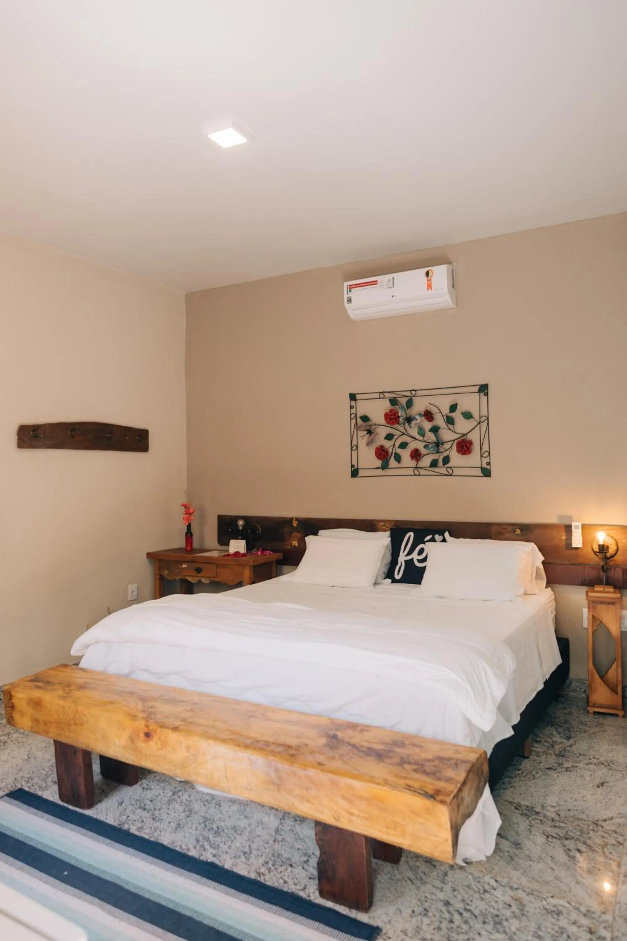 Bed in Pousada Adega Cipo