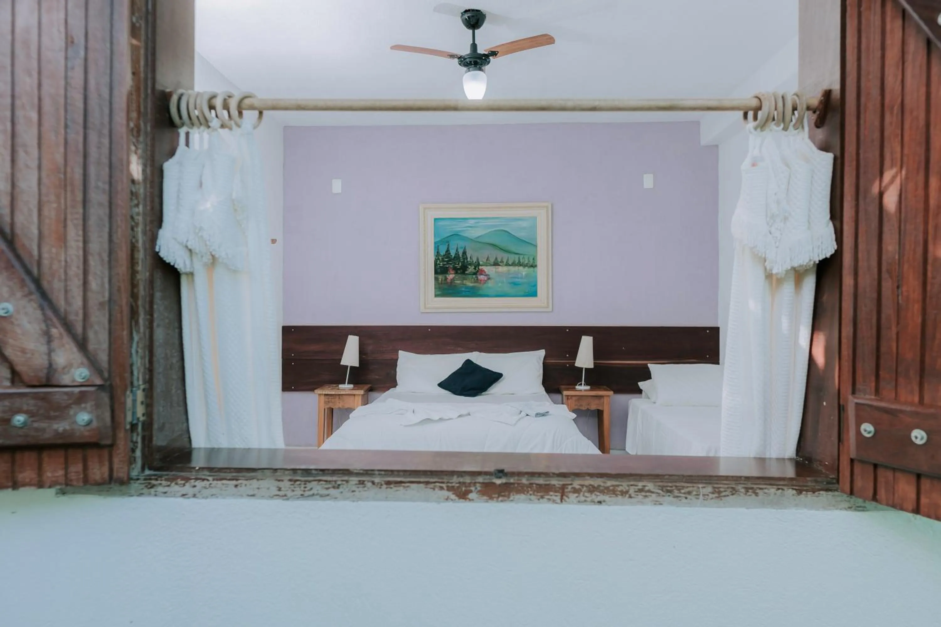 Bed in Pousada Adega Cipo