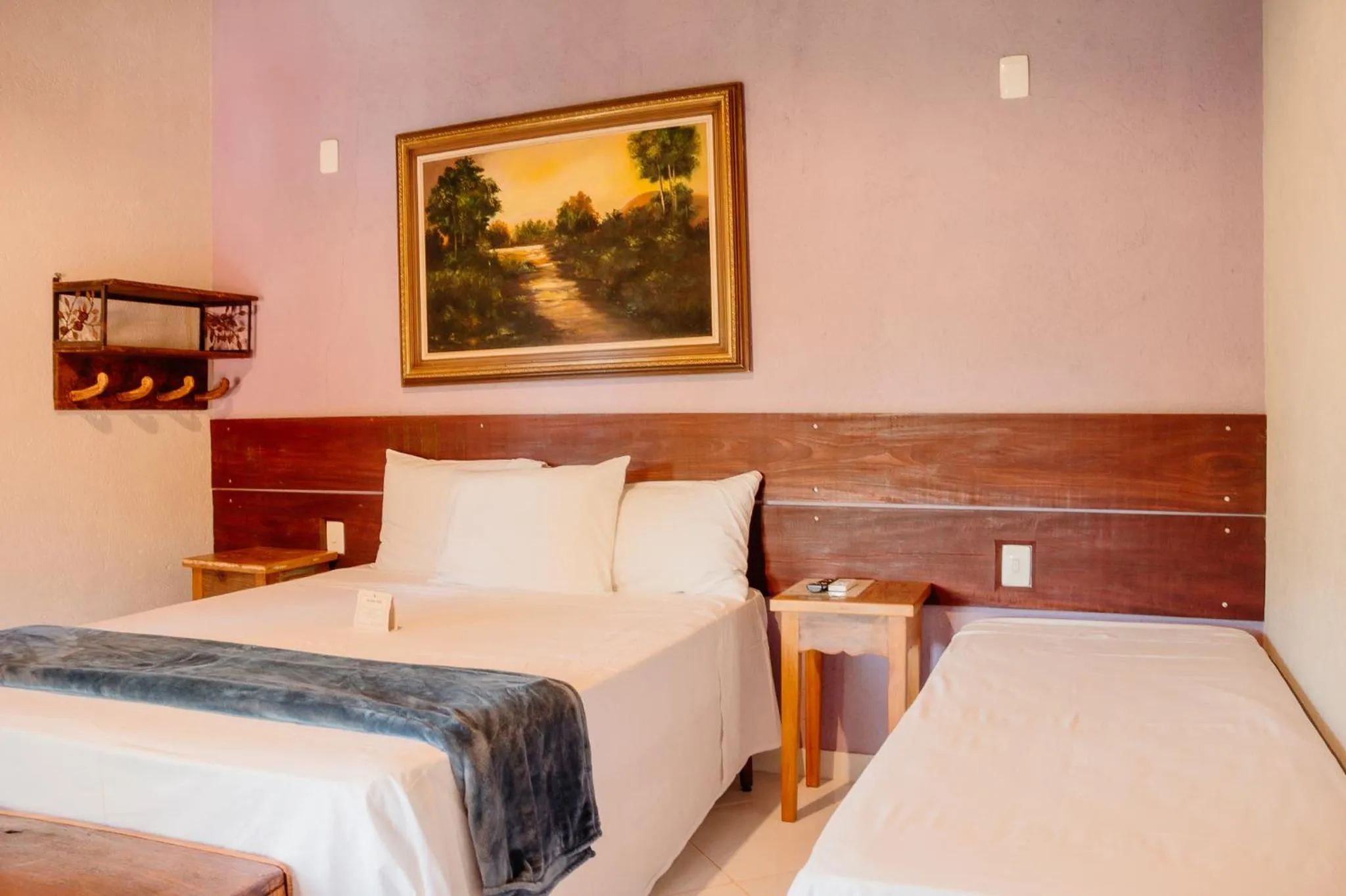 Bed in Pousada Adega Cipo