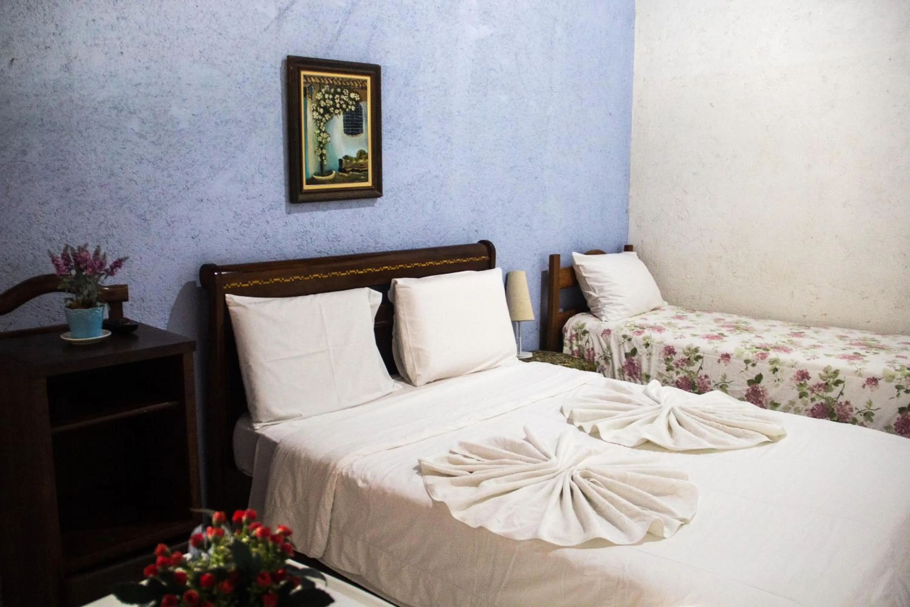 Bed in Pousada Adega Cipo