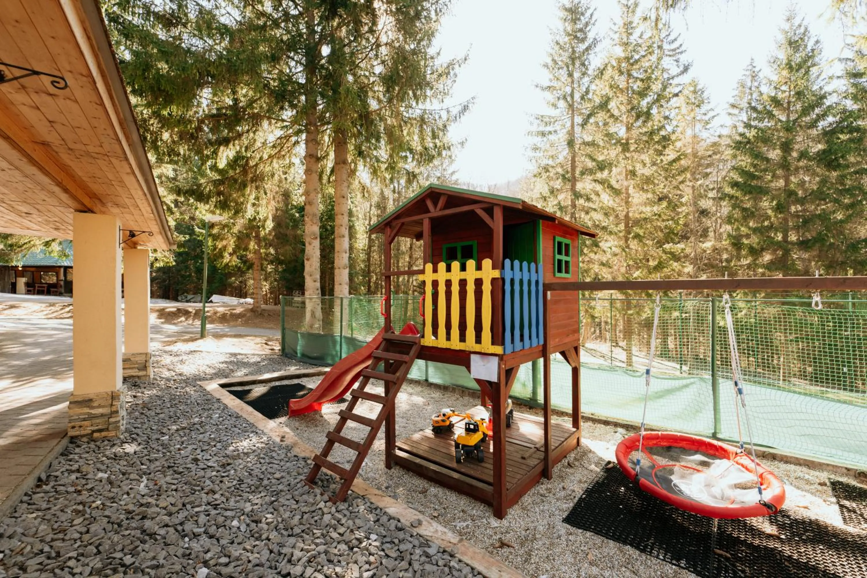 Children play ground in Horský hotel Bartoška