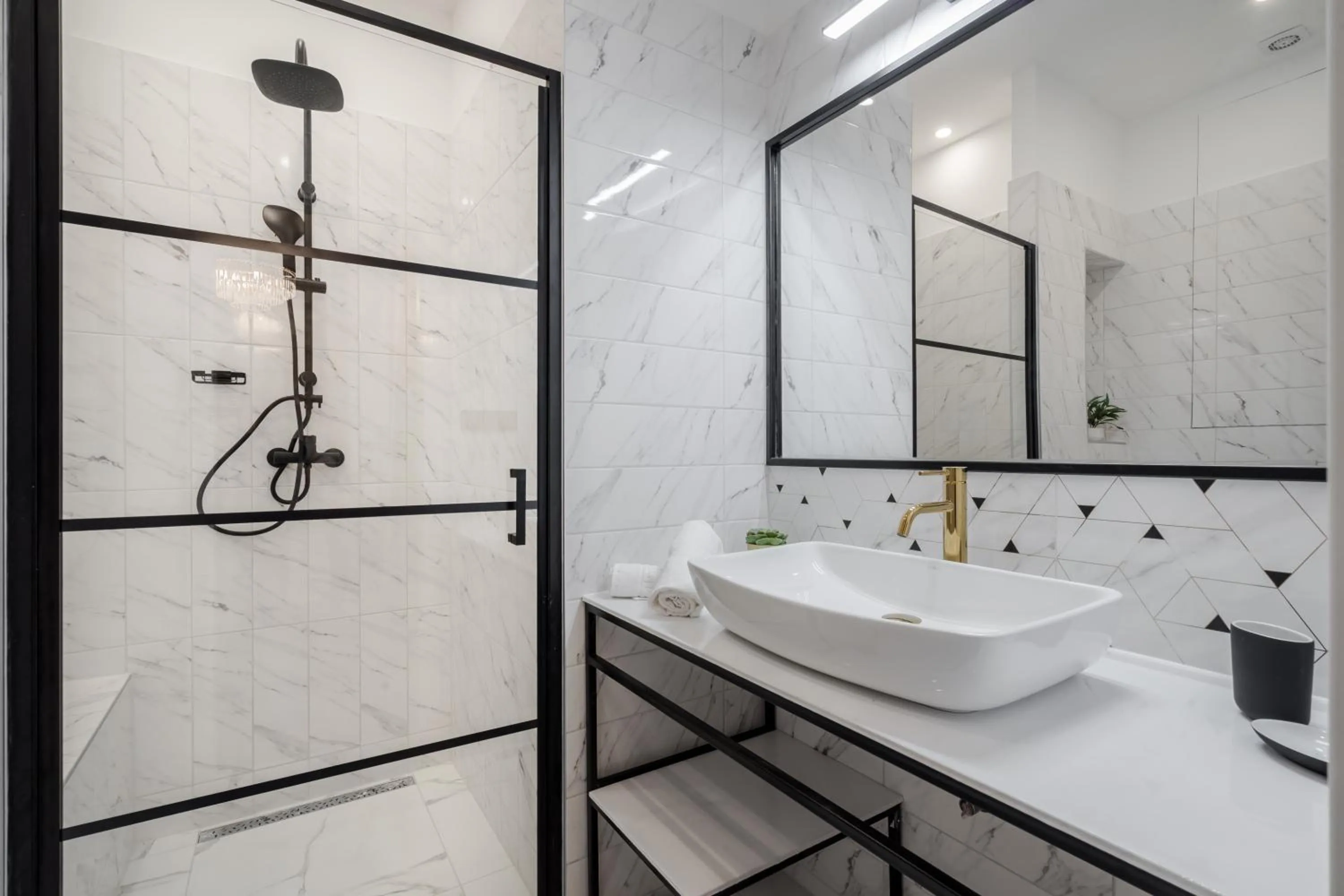 Shower in Astoria Boutique Suites- Best Location by BQA