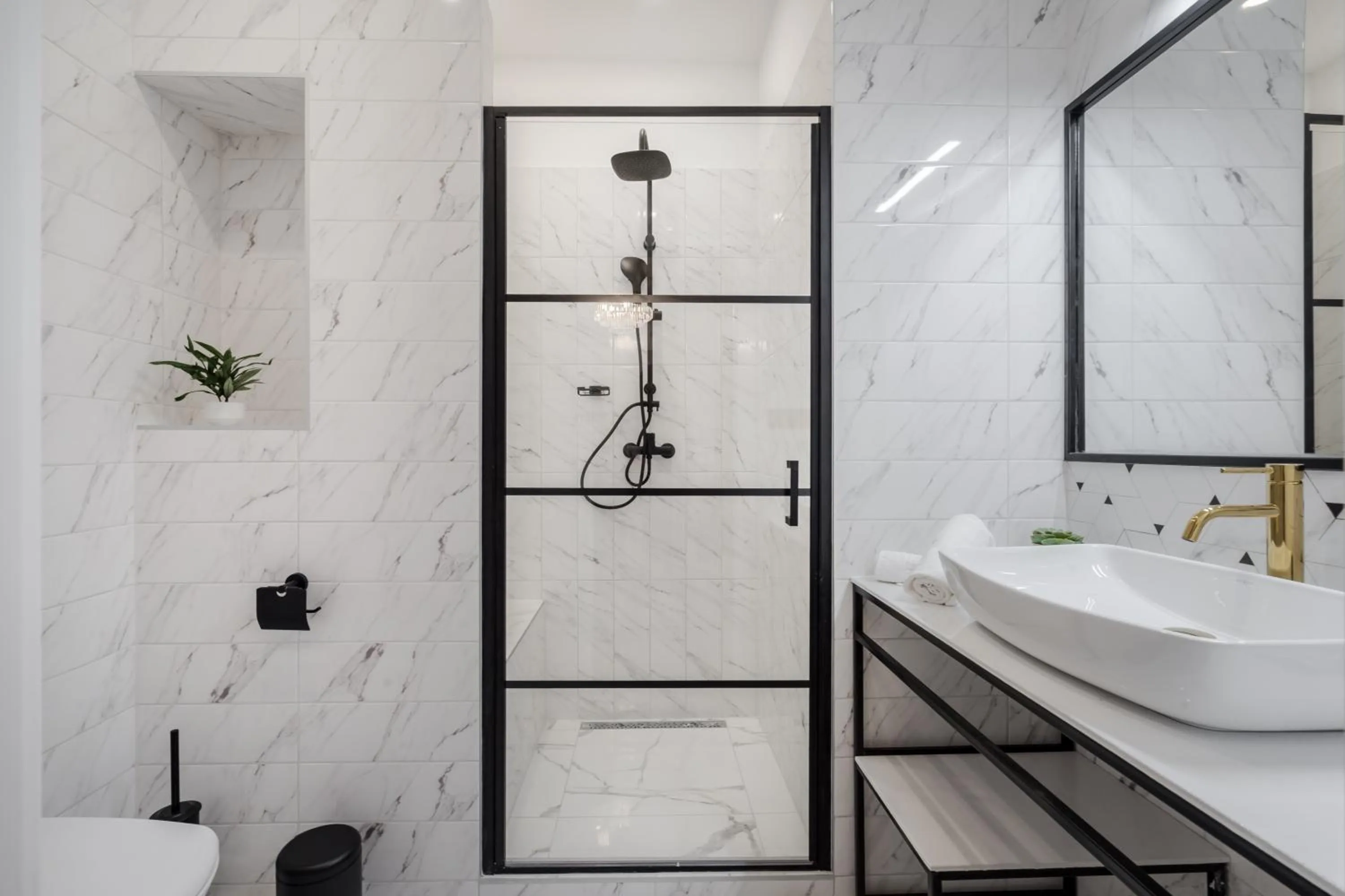 Shower in Astoria Boutique Suites- Best Location by BQA