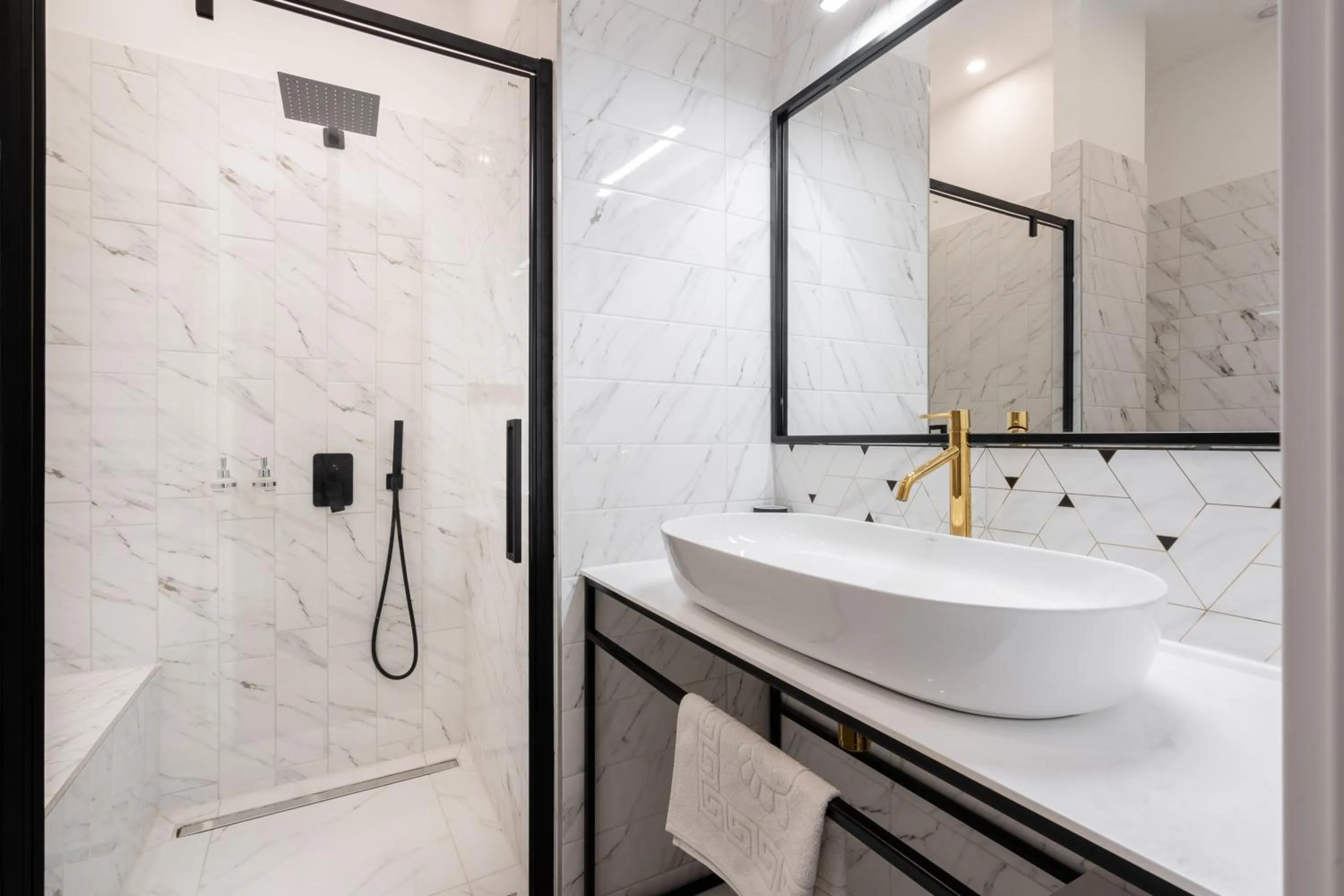 Shower in Astoria Boutique Suites- Best Location by BQA