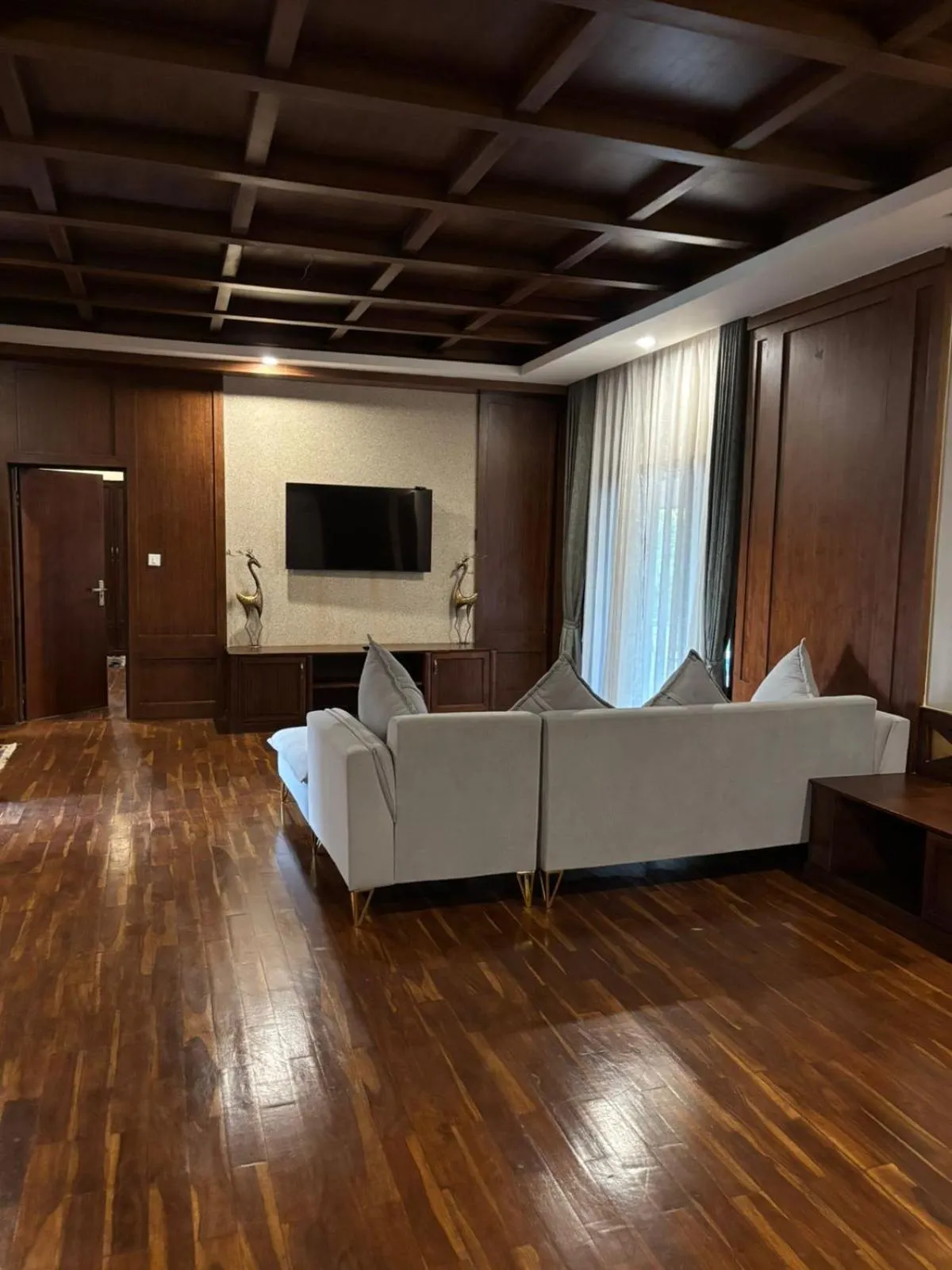 Living room in Green Park Chitwan