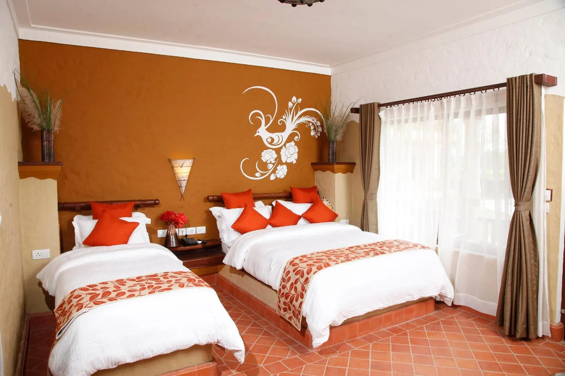 Photo of the whole room, Bed in Green Park Chitwan Photo of the whole room, Bed in Green Park Chitwan