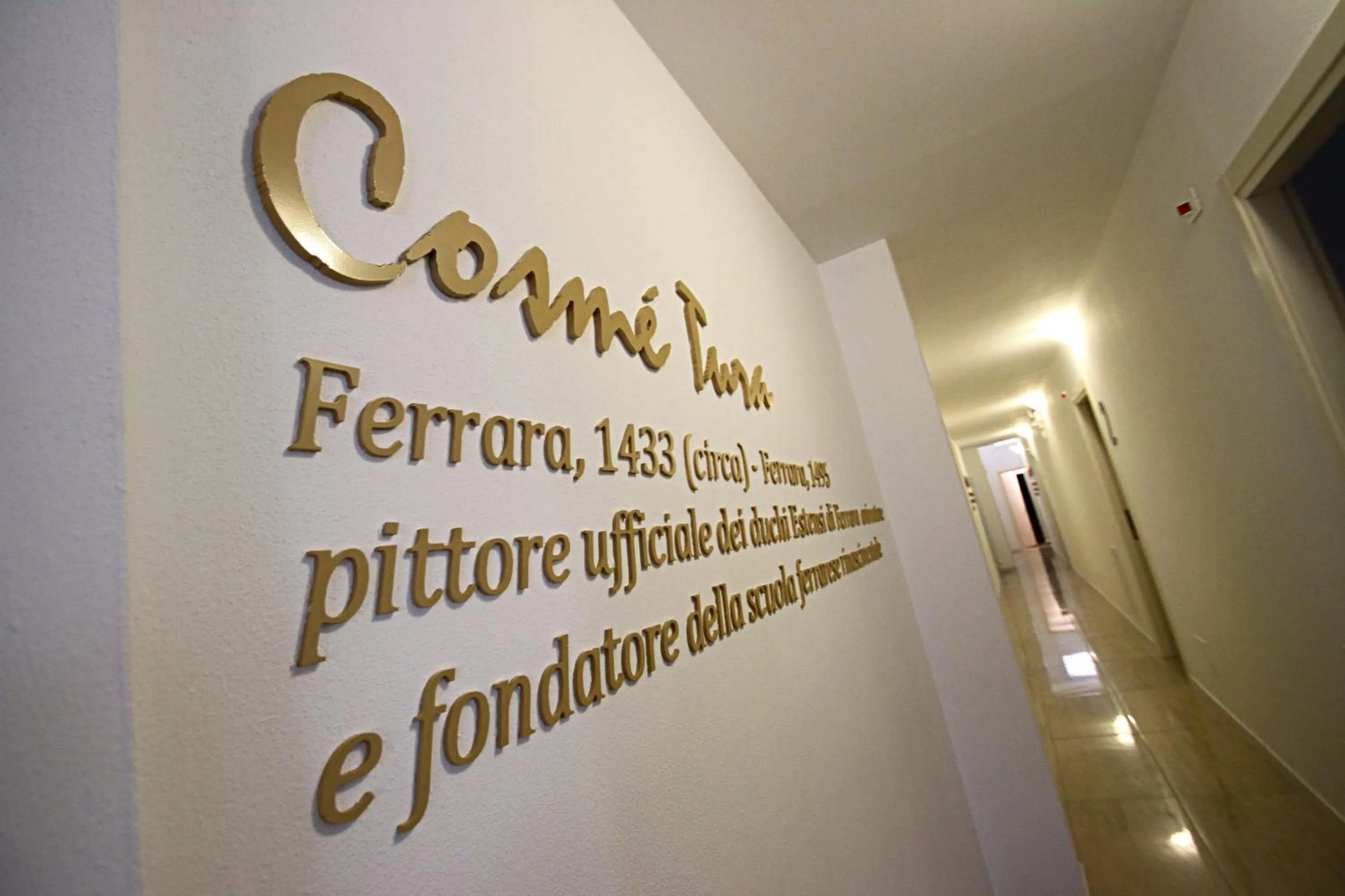 Decorative detail in Ferrara Rooms