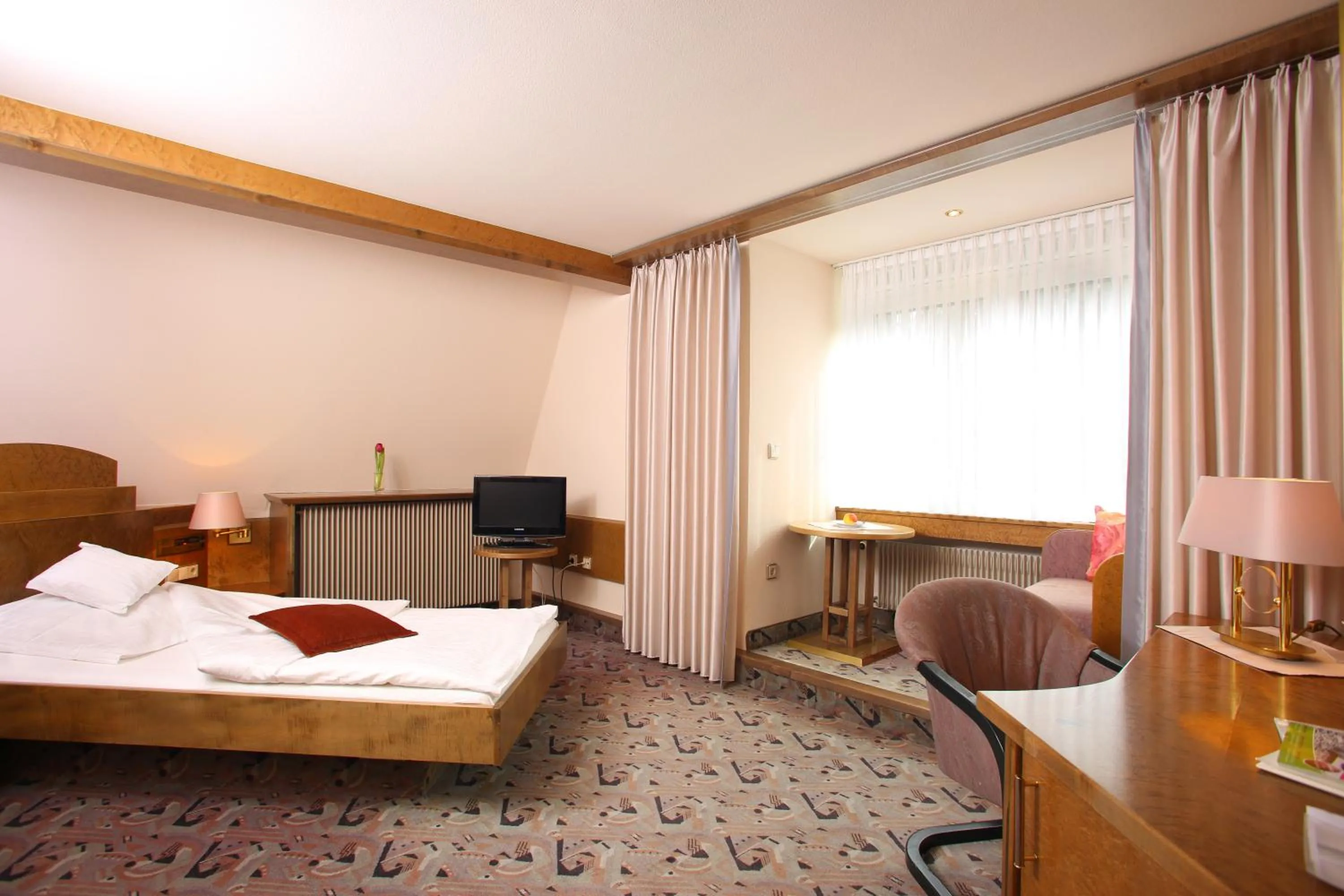 Decorative detail, Bed in Hotel Brielhof