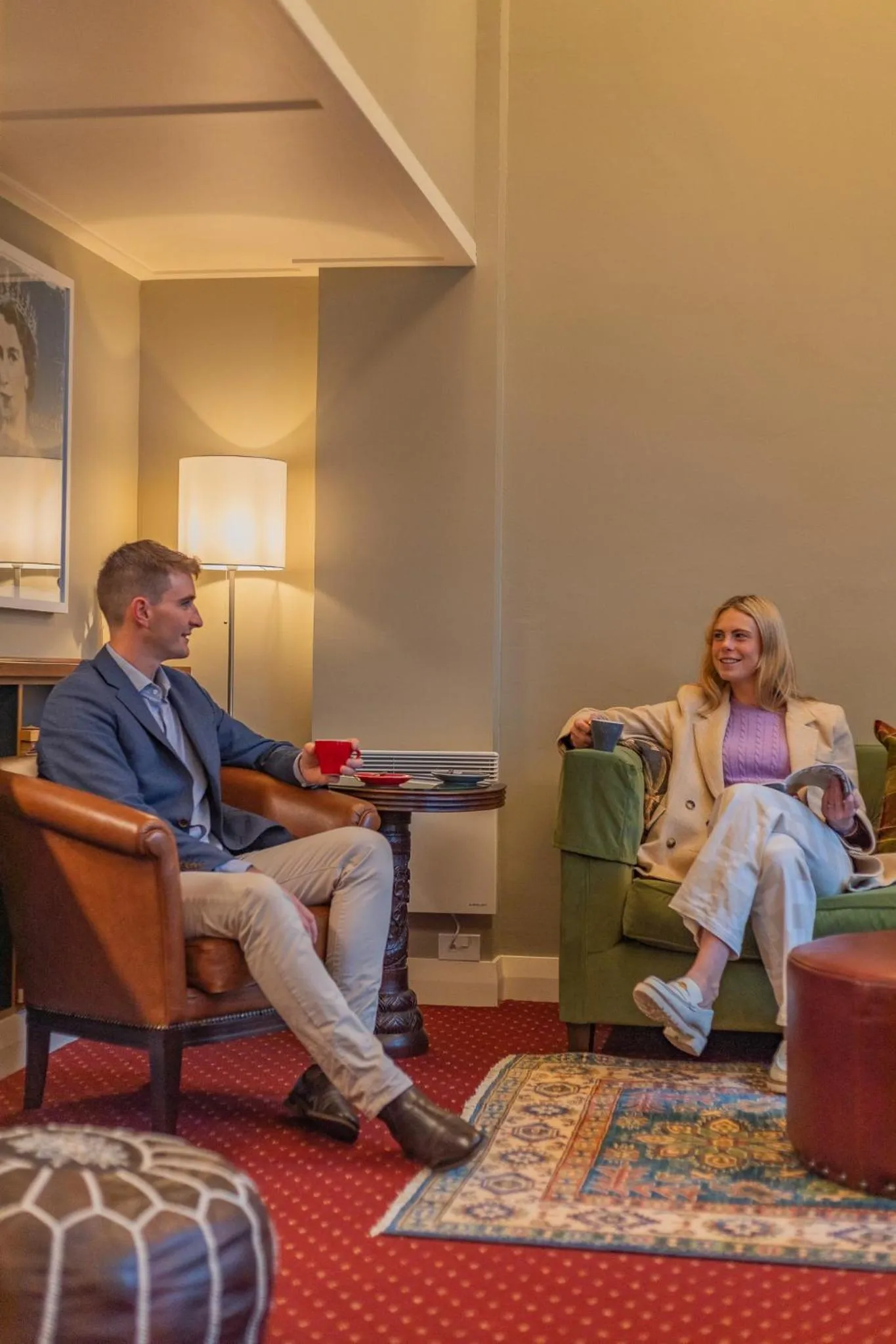 Living room in Bell Hill Apartments