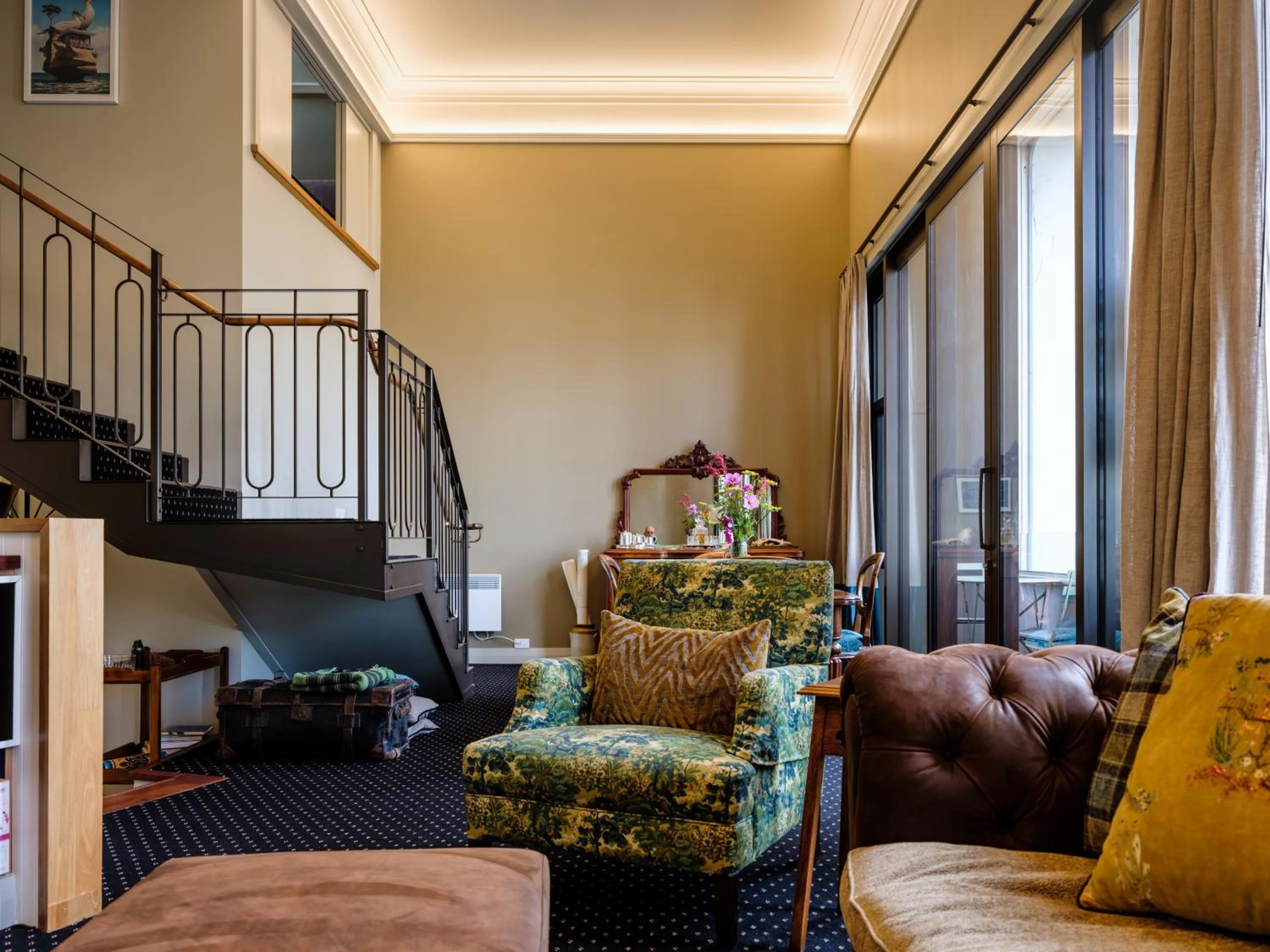 Living room in Bell Hill Apartments