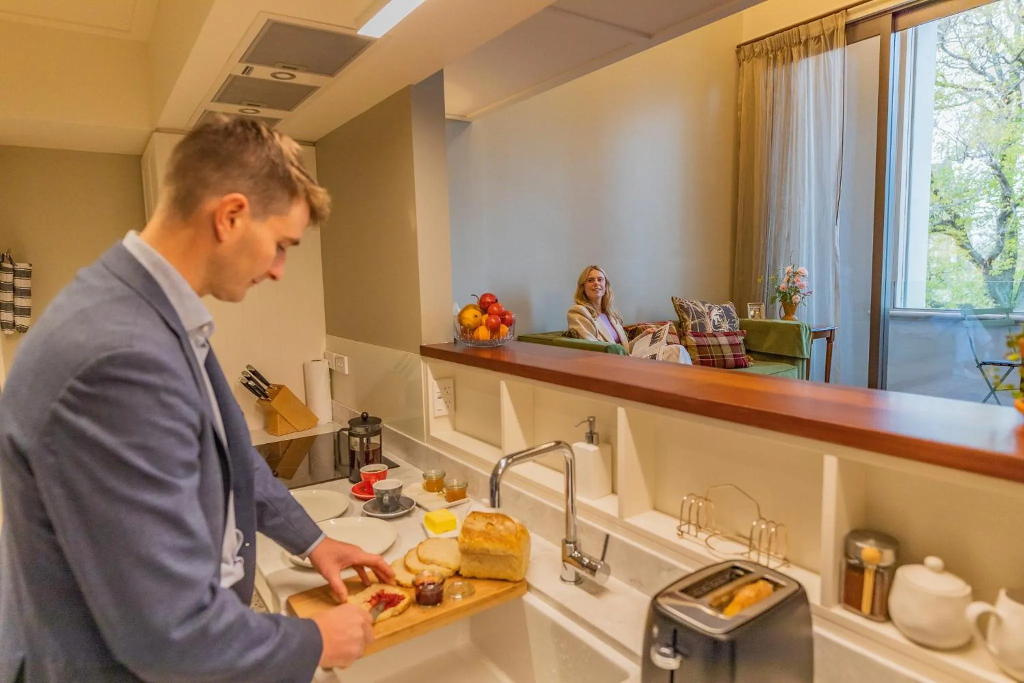 kitchen in Bell Hill Apartments