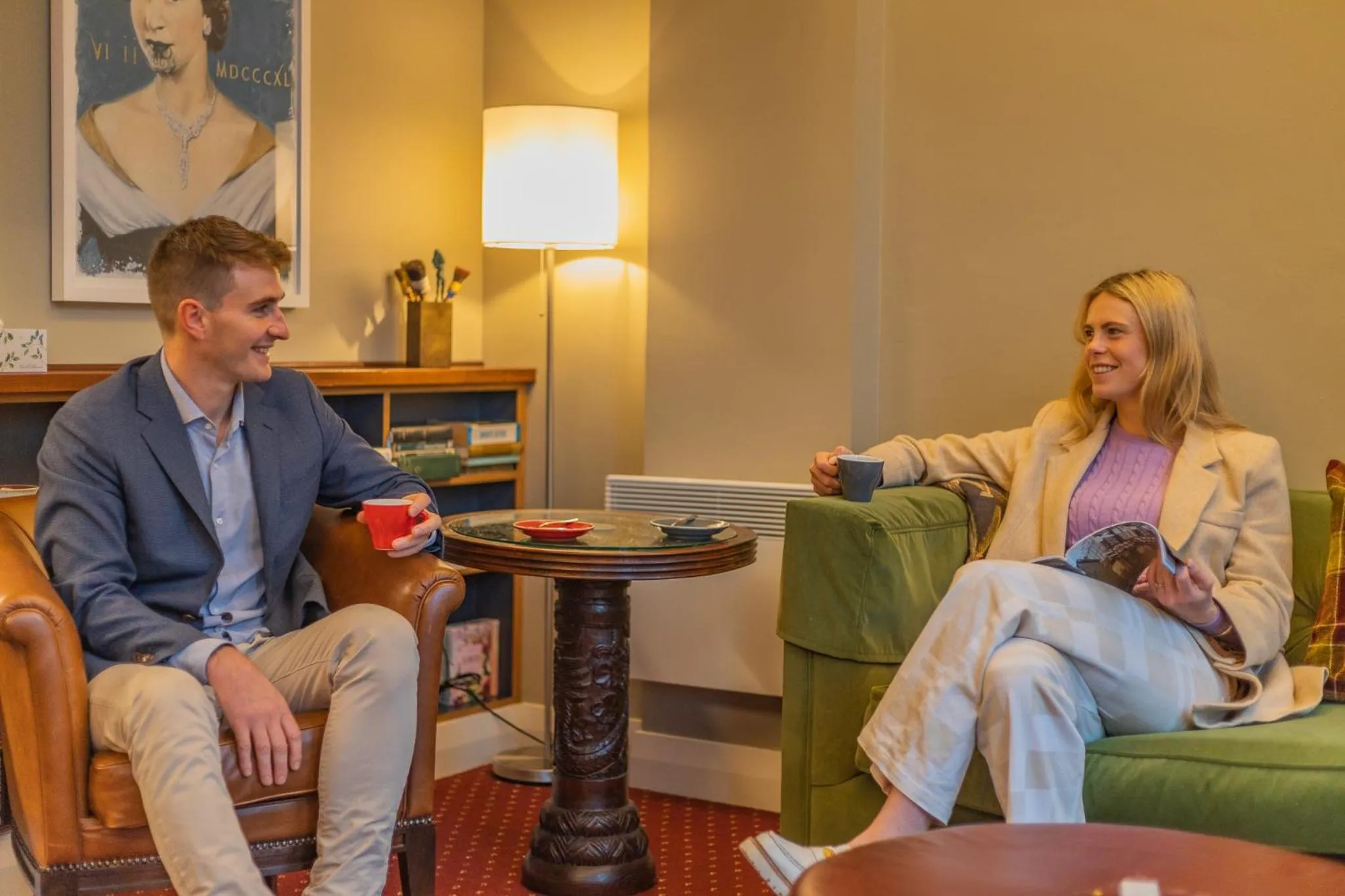 Living room in Bell Hill Apartments