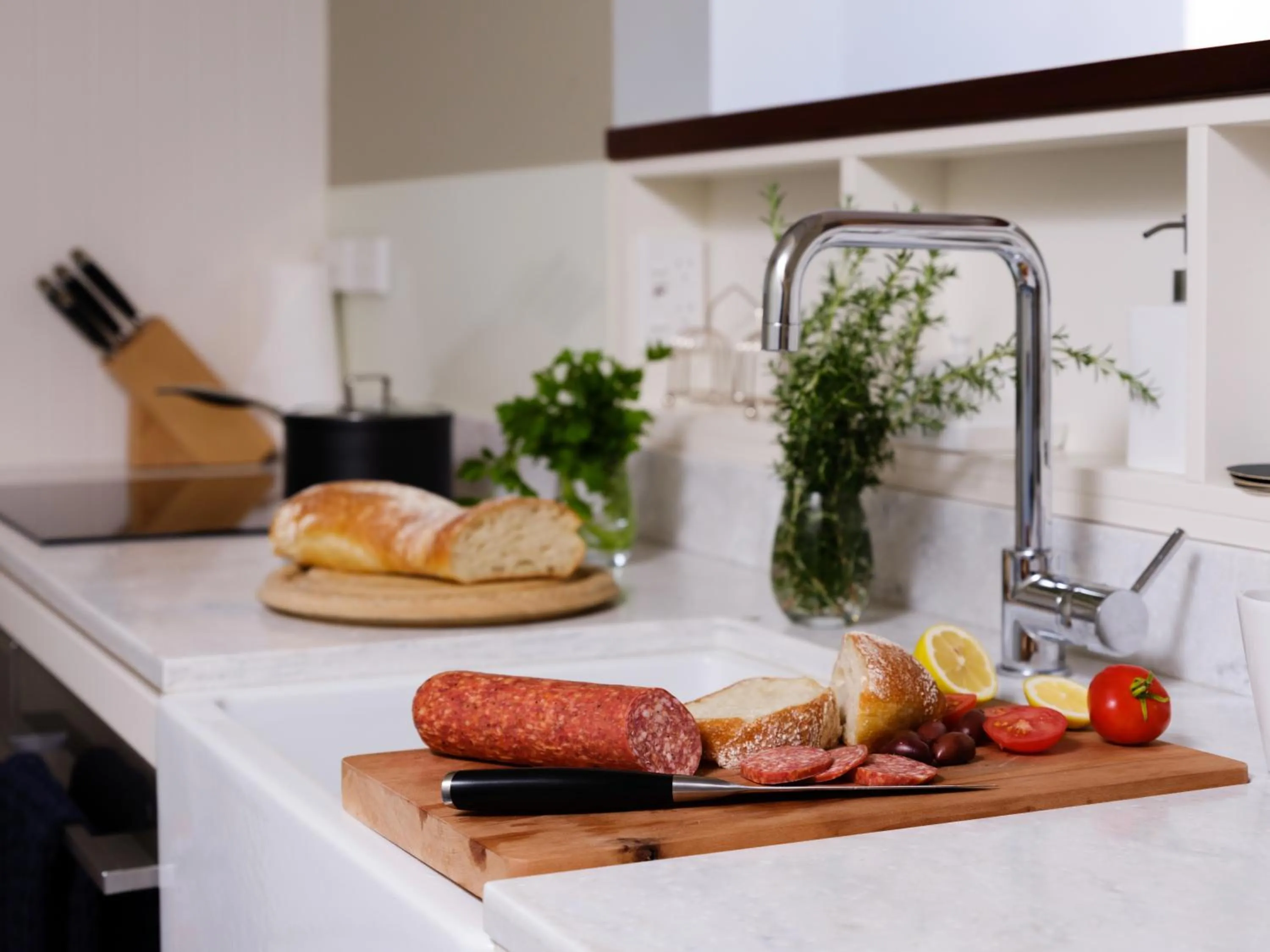 kitchen in Bell Hill Apartments