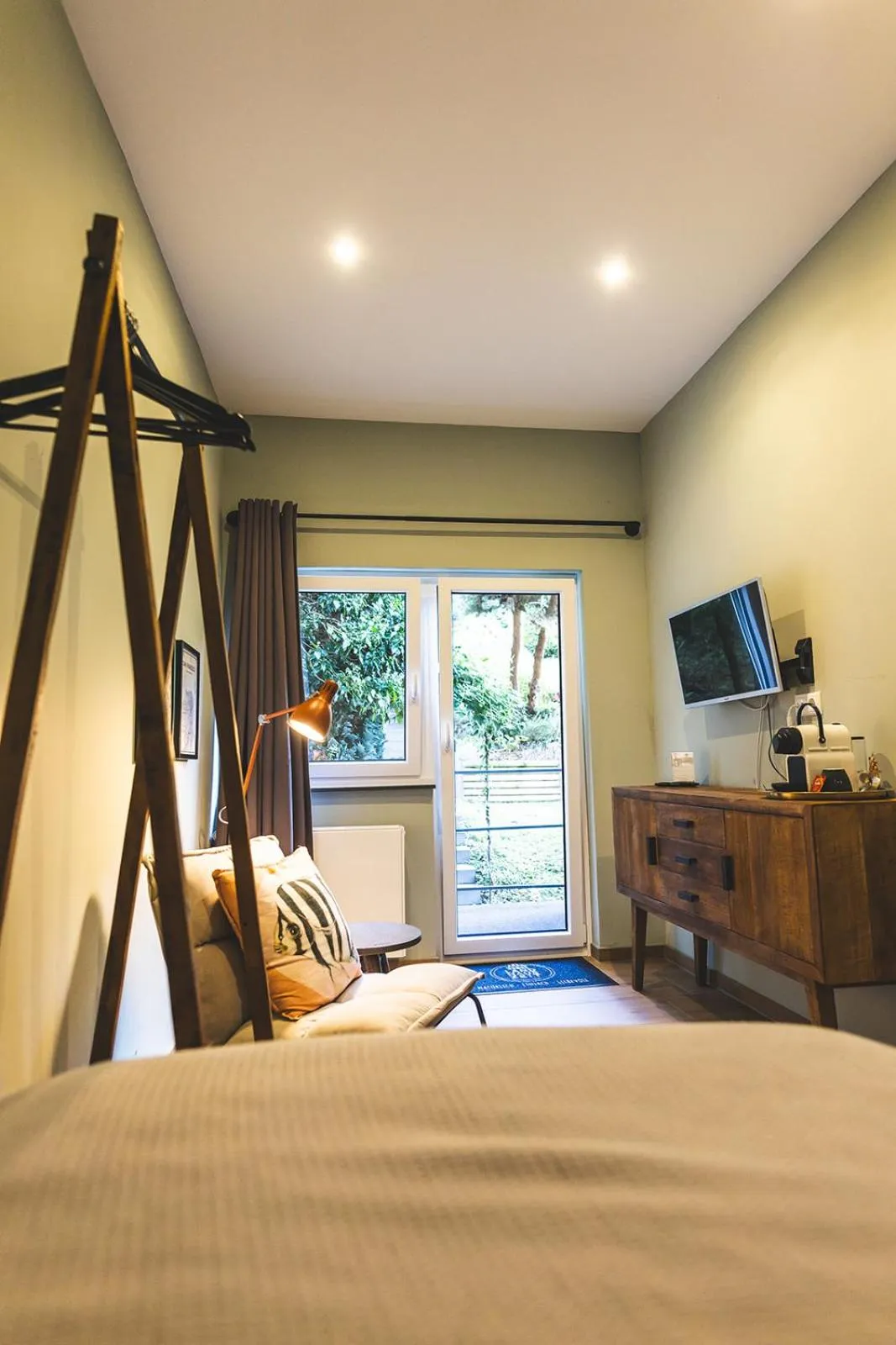 Photo of the whole room, Bed in Boutique Hotel LANDHAUSZEIT