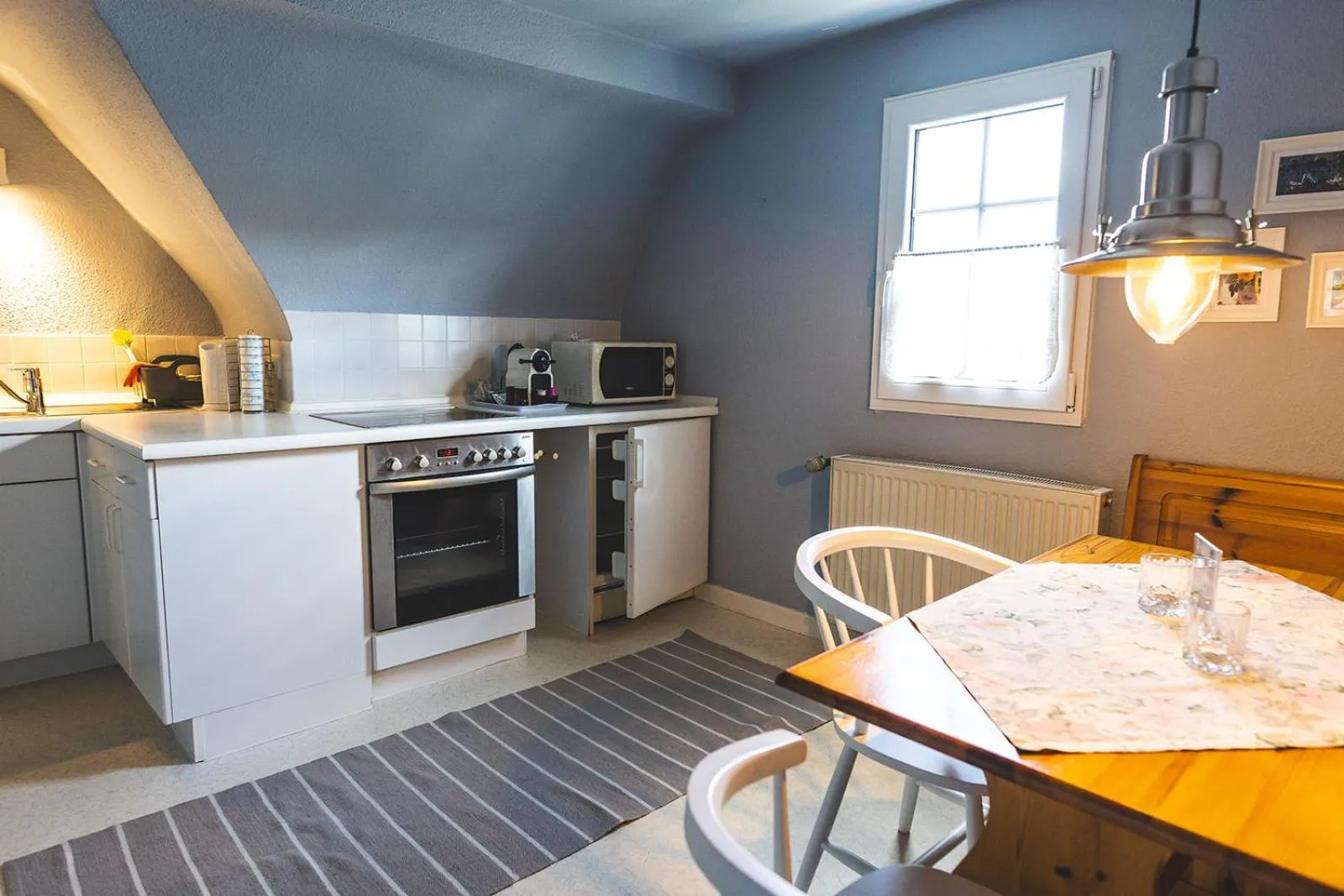 Kitchen or kitchenette in Boutique Hotel LANDHAUSZEIT