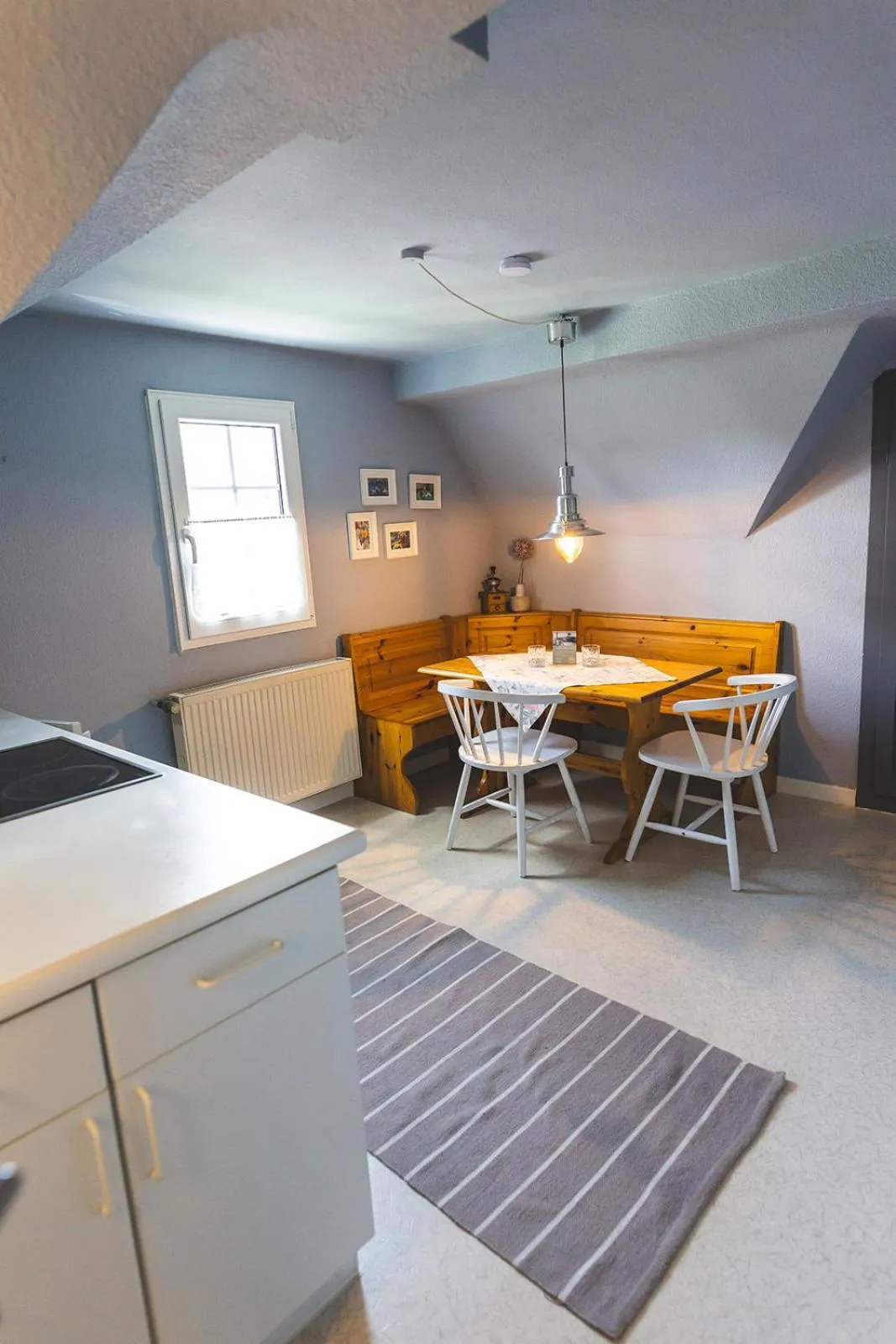 Kitchen or kitchenette in Boutique Hotel LANDHAUSZEIT