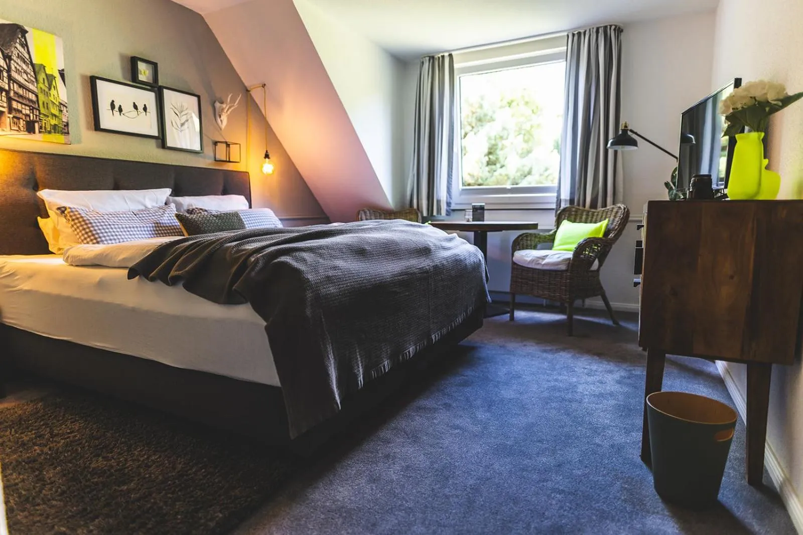 Photo of the whole room, Bed in Boutique Hotel LANDHAUSZEIT