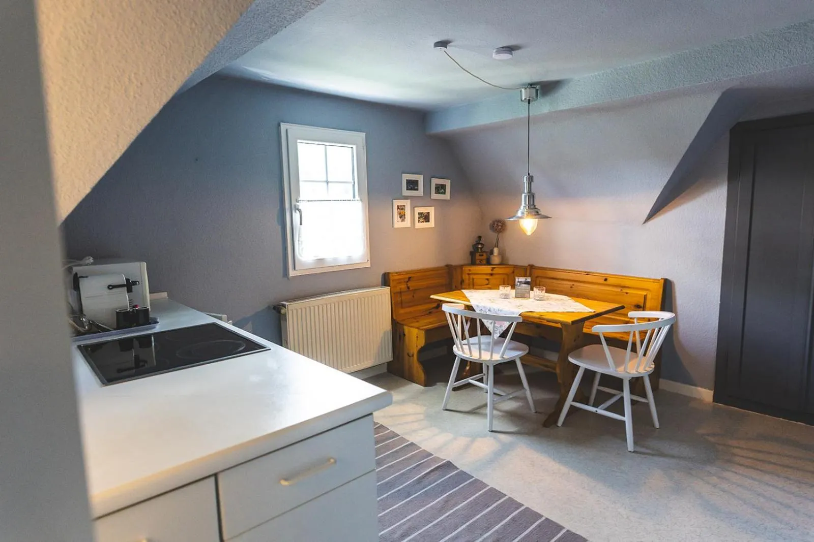 Kitchen or kitchenette in Boutique Hotel LANDHAUSZEIT
