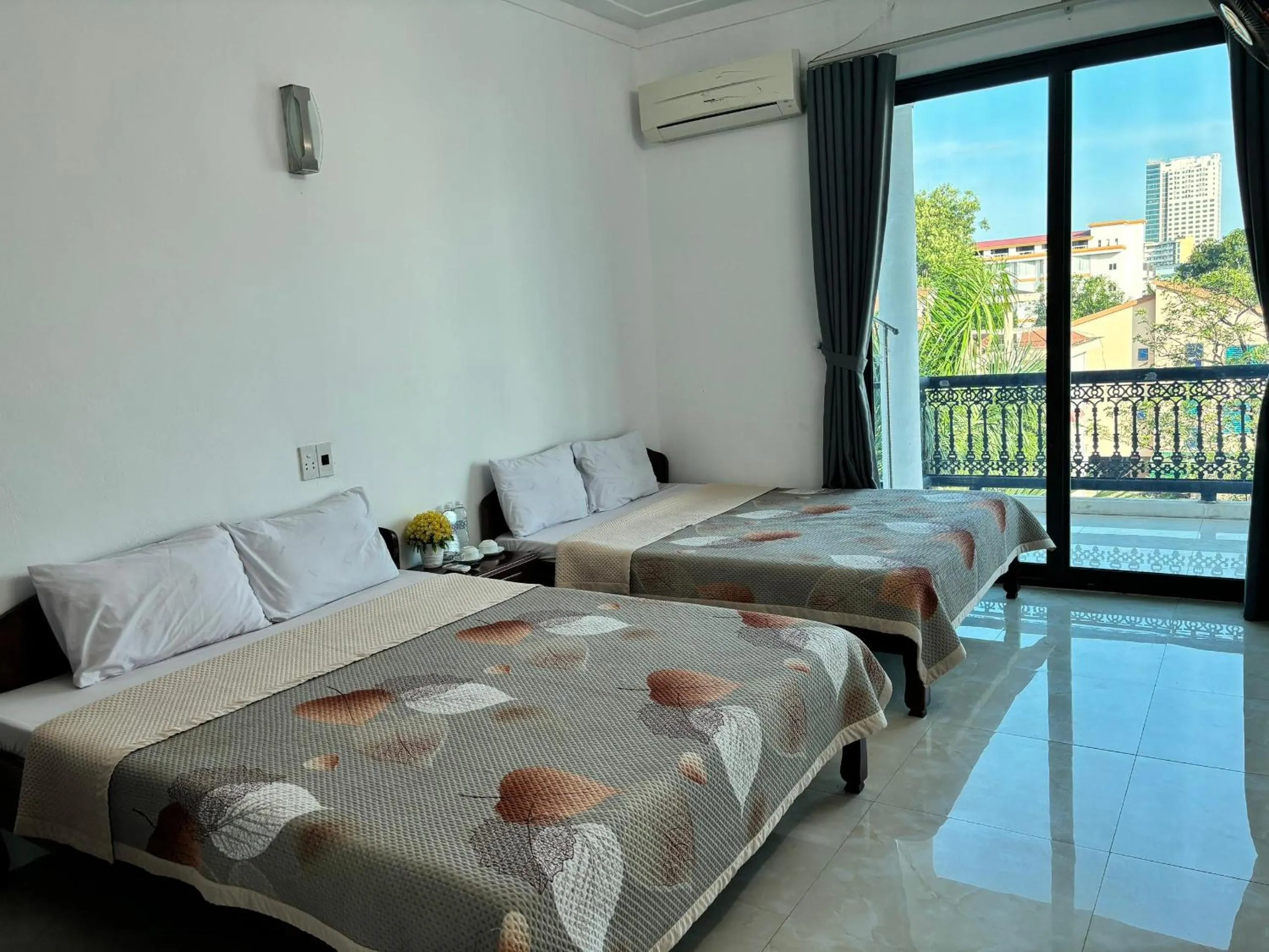 Bed in Khách Sạn Tuấn Thảo Cửa Lò