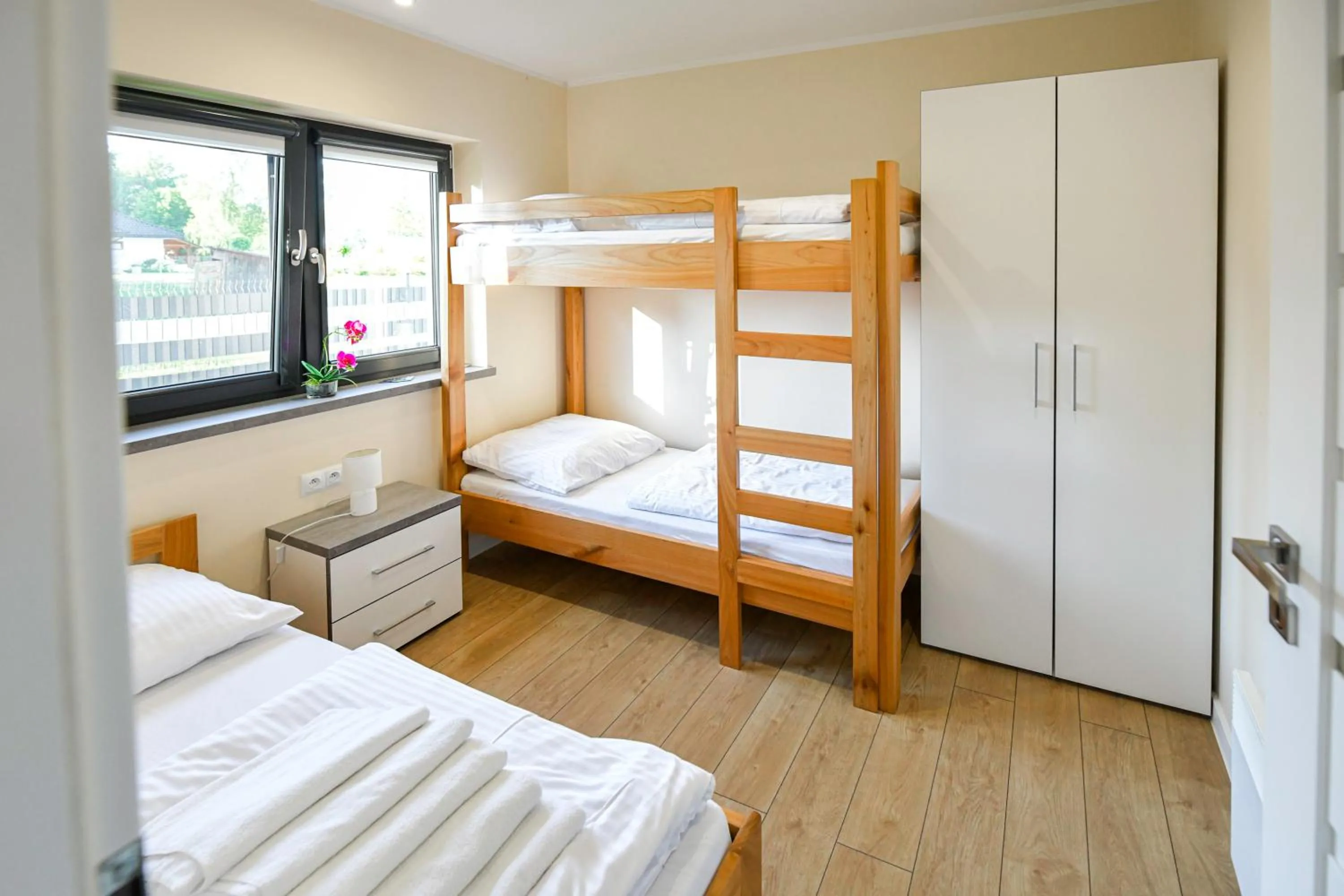 Bed in Domki Pod Skarpą Zator