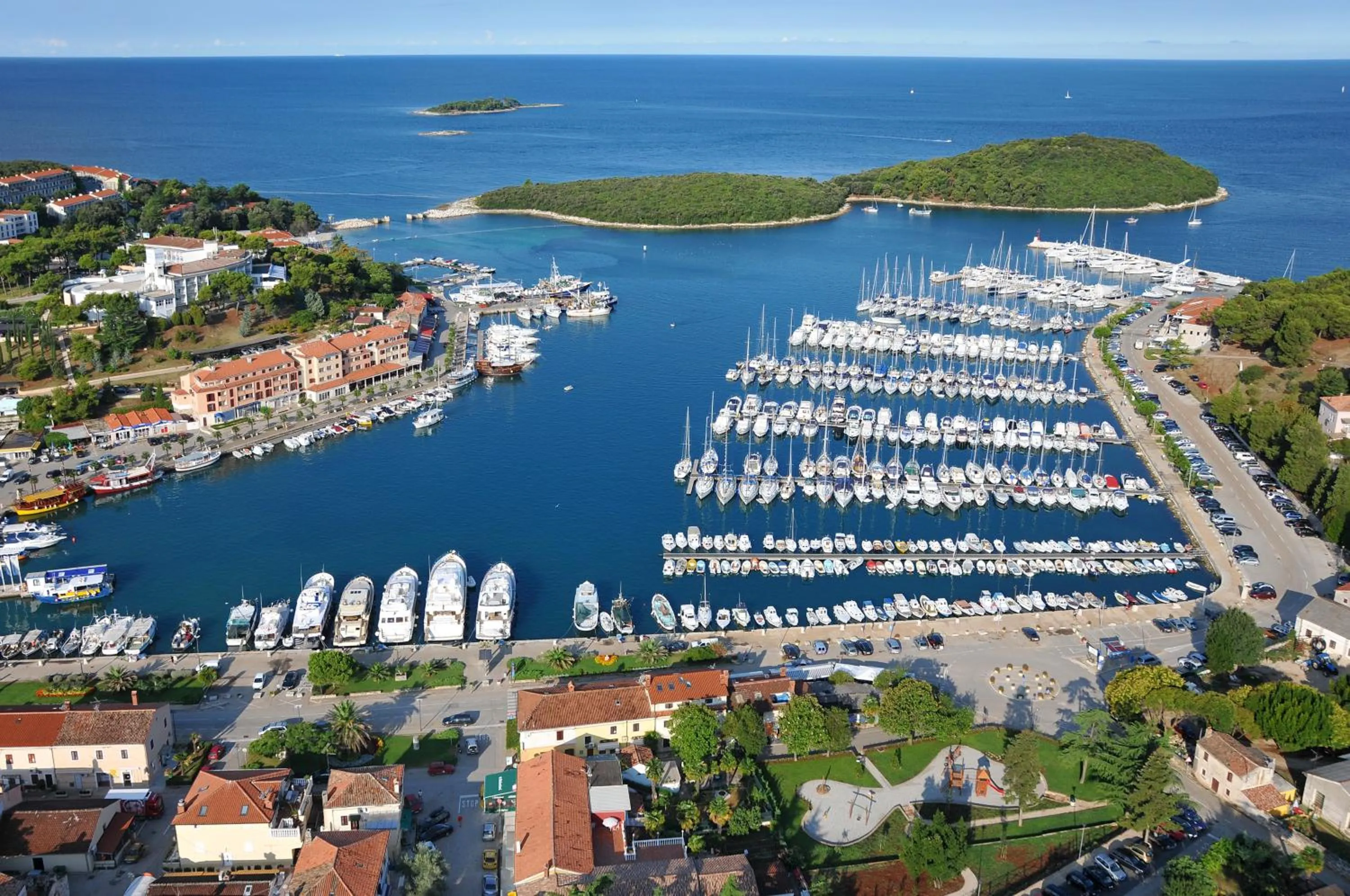 Bird's eye view in Camping Resort Tina Vrsar