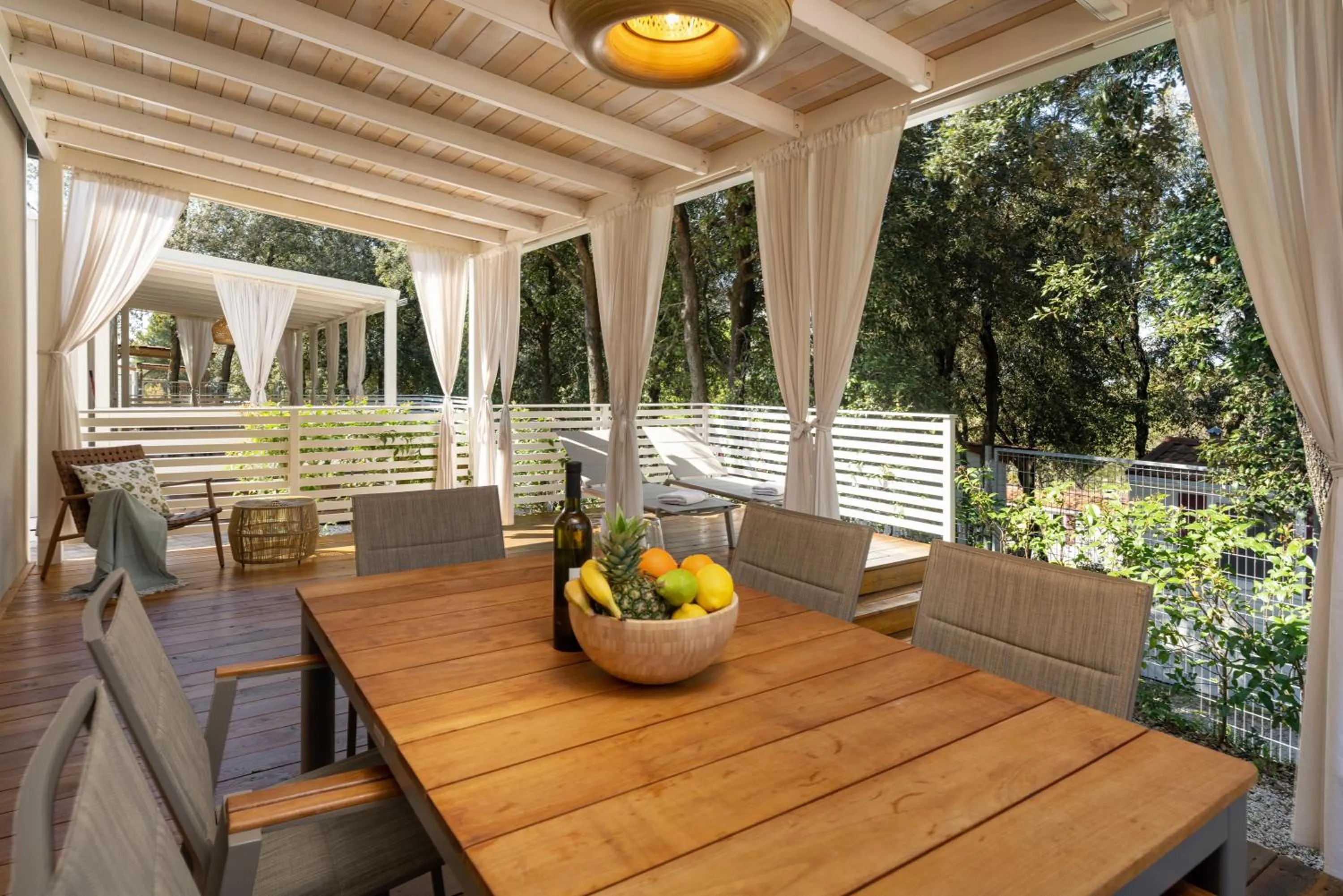 Balcony/Terrace in Camping Resort Tina Vrsar