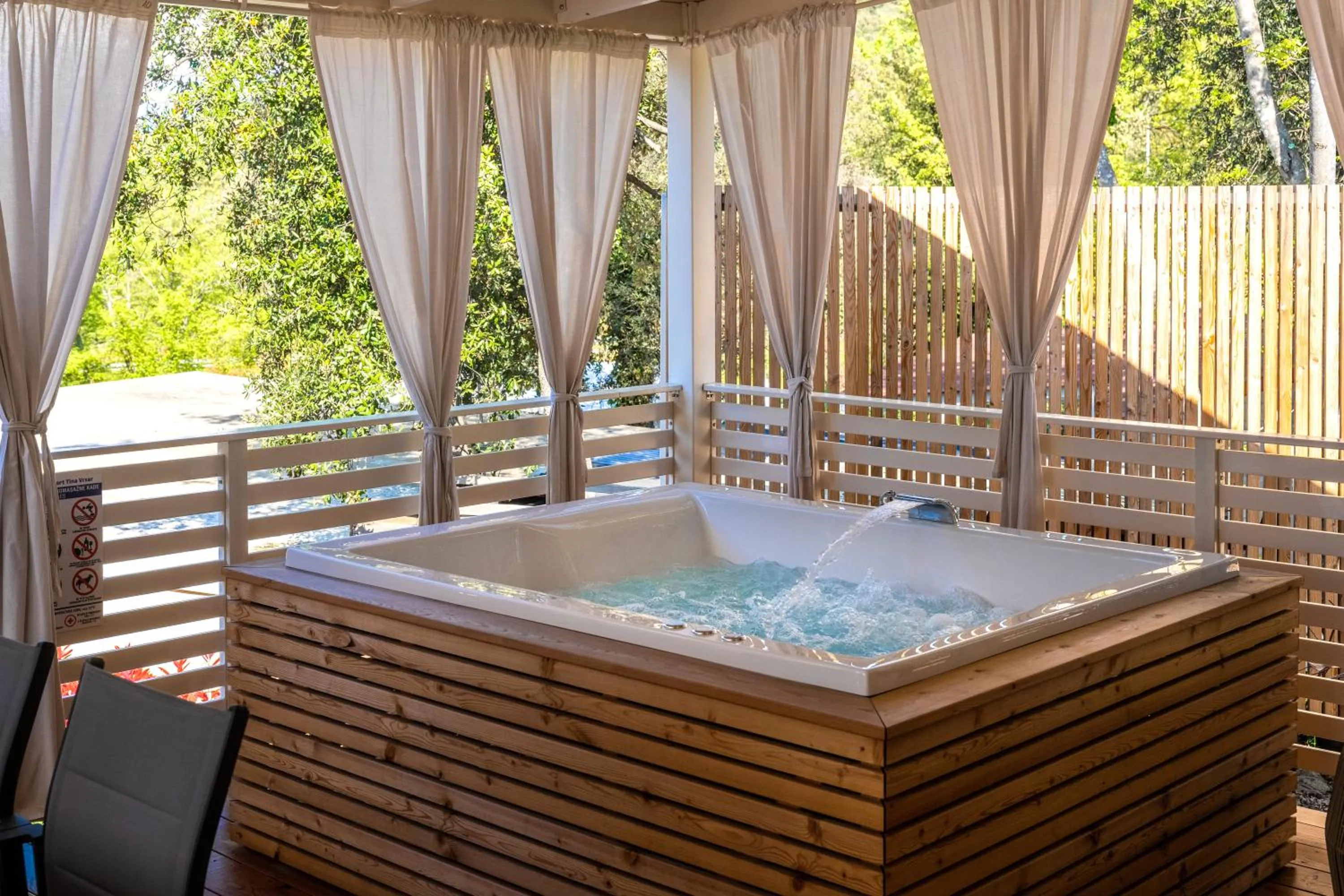 Hot Tub in Camping Resort Tina Vrsar