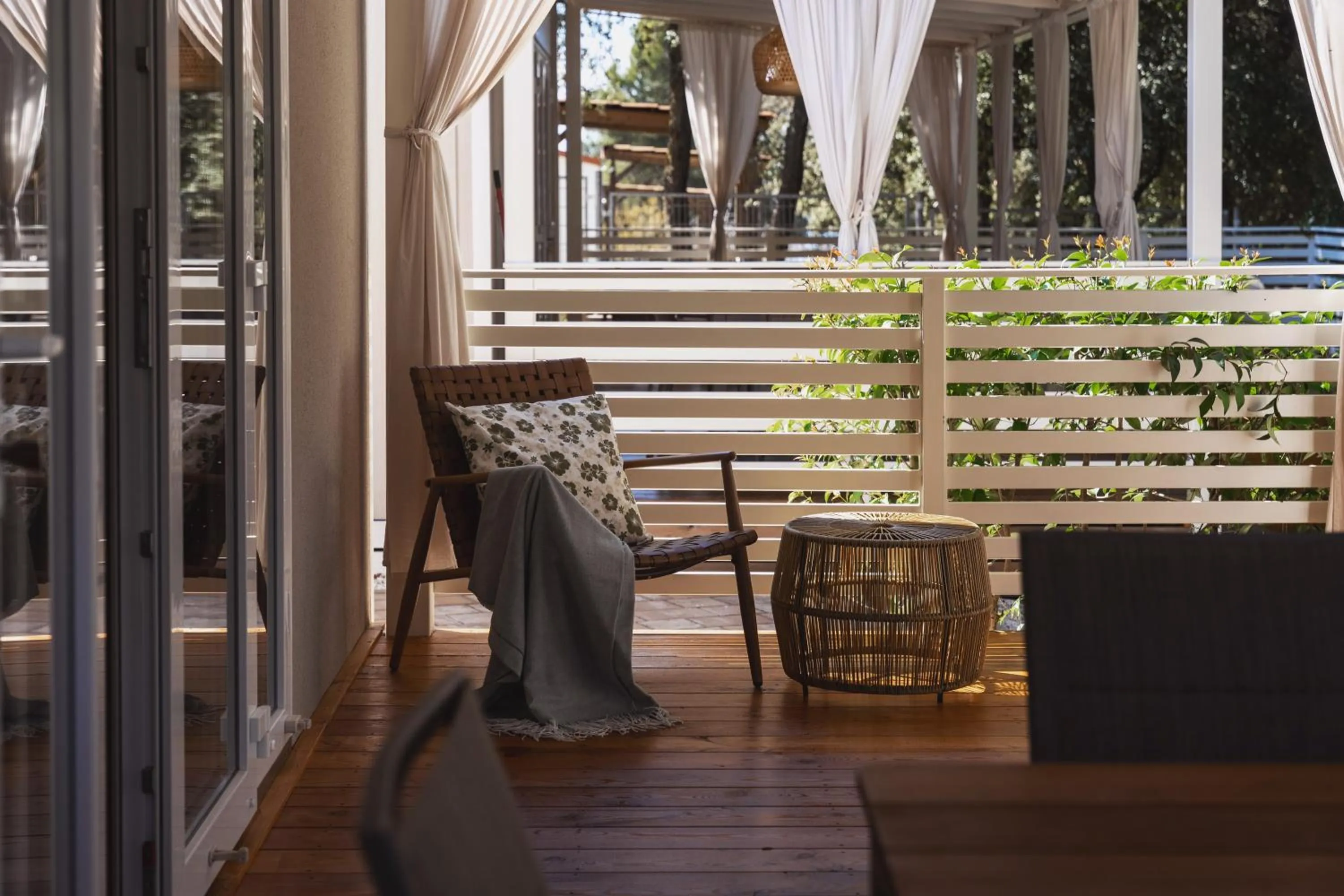 Seating area in Camping Resort Tina Vrsar