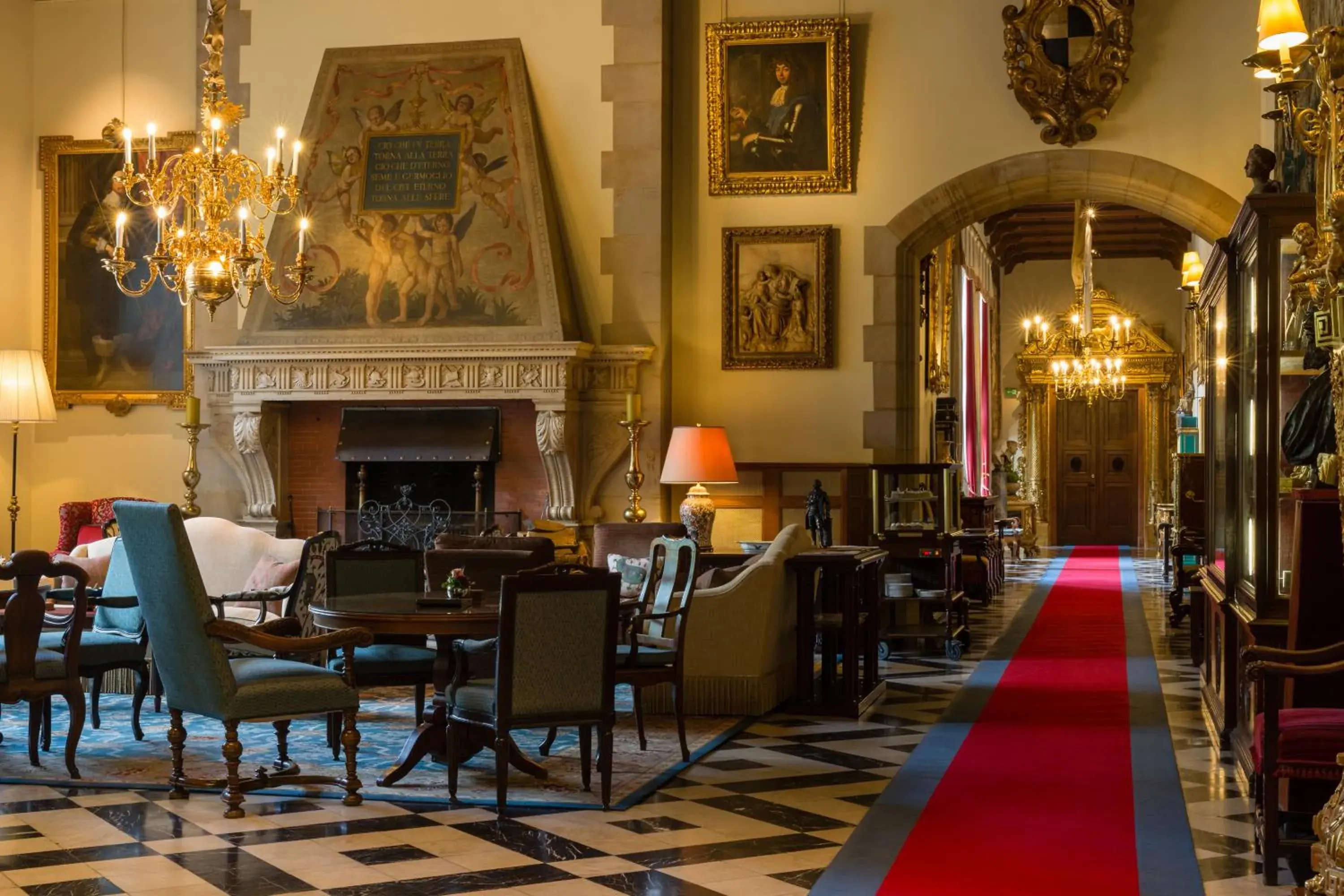 Lobby or reception in Schlosshotel Kronberg - Hotel Frankfurt Lobby or reception in Schlosshotel Kronberg - Hotel Frankfurt