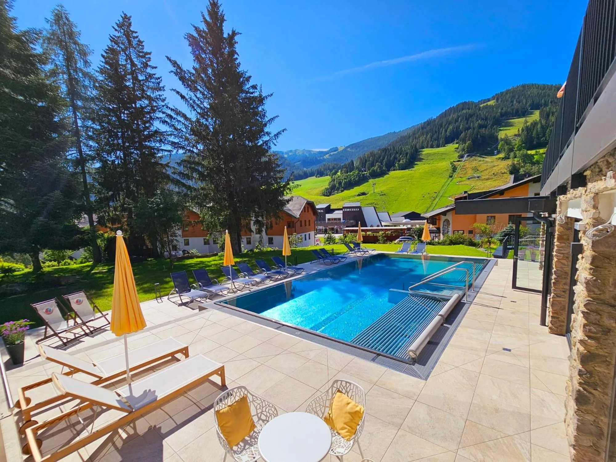 Swimming pool in Evident Hotel Prägant 4-Superior