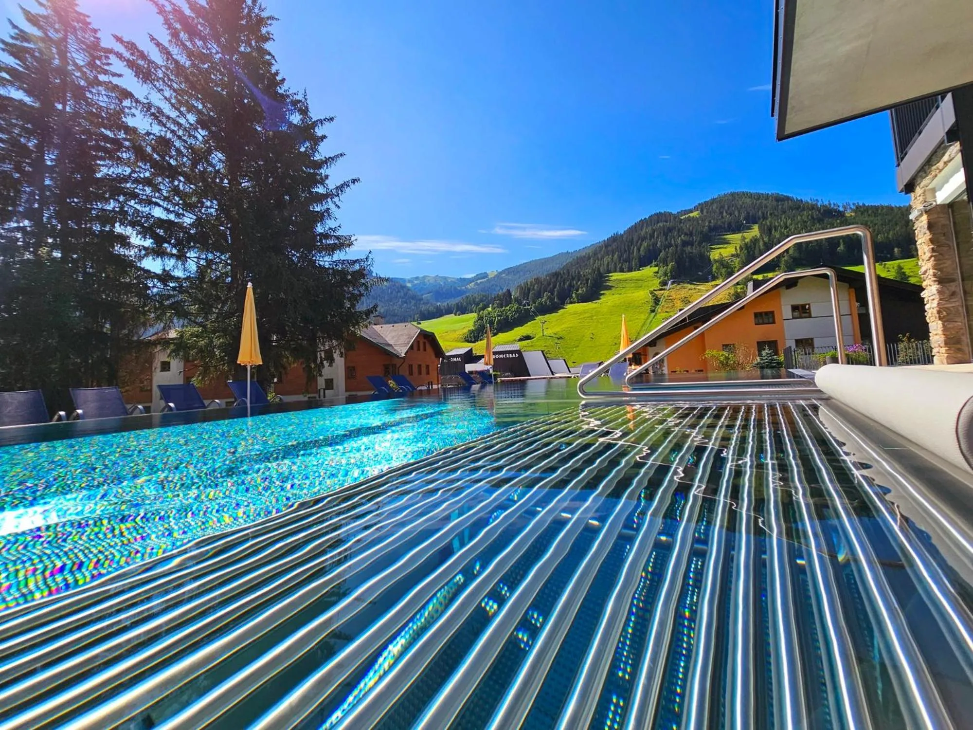Swimming pool in Evident Hotel Prägant 4-Superior