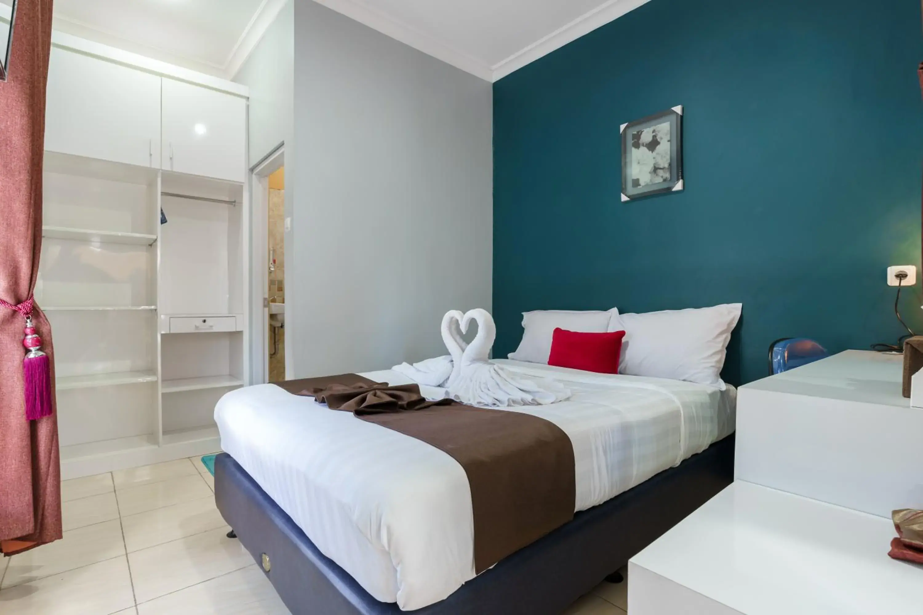 Bedroom, Bed in Fast Hous Syariah Bogor Mitra RedDoorz Bedroom, Bed in Fast Hous Syariah Bogor Mitra RedDoorz