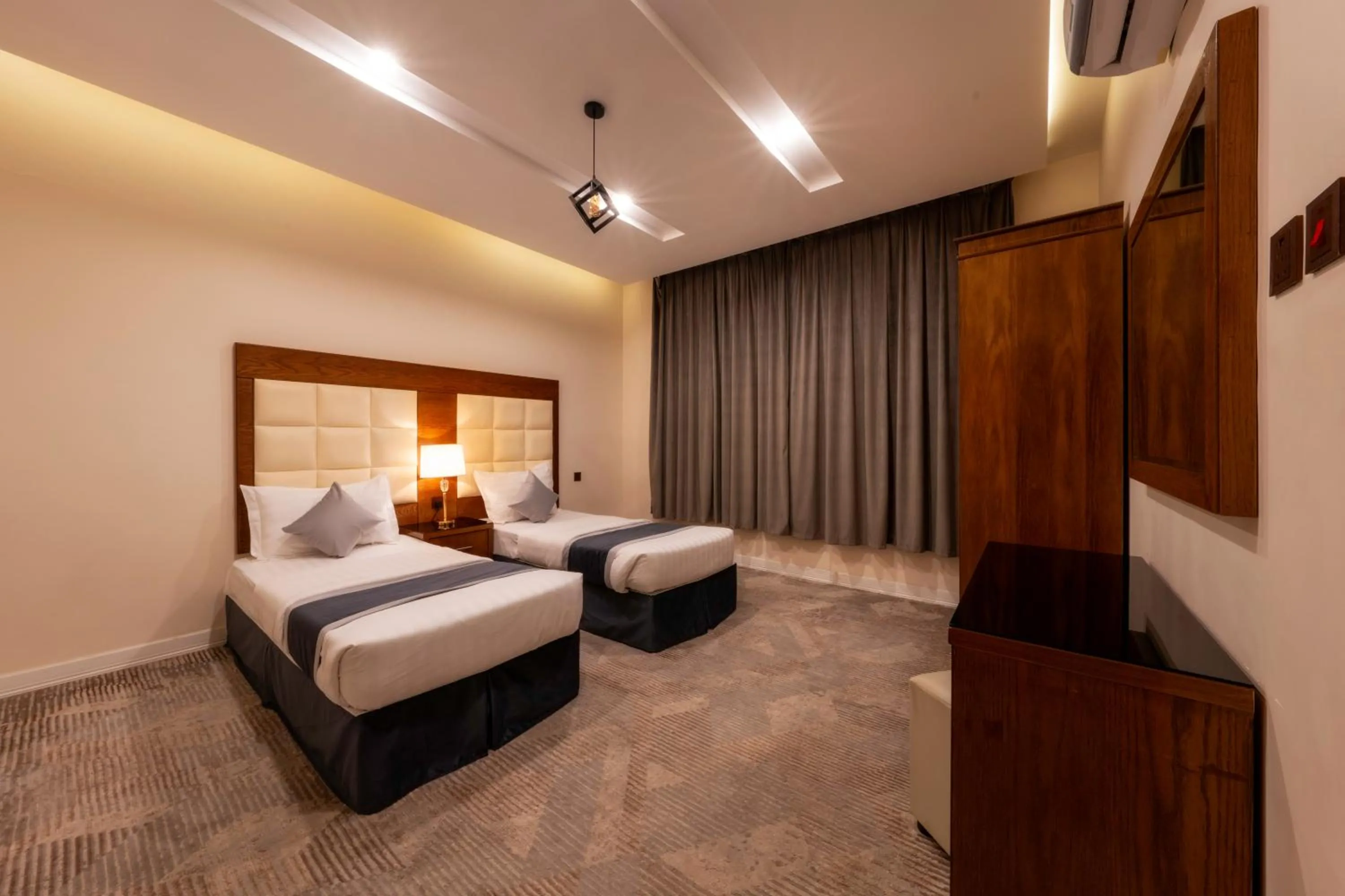 Bed in Diaara Hotel Appartments