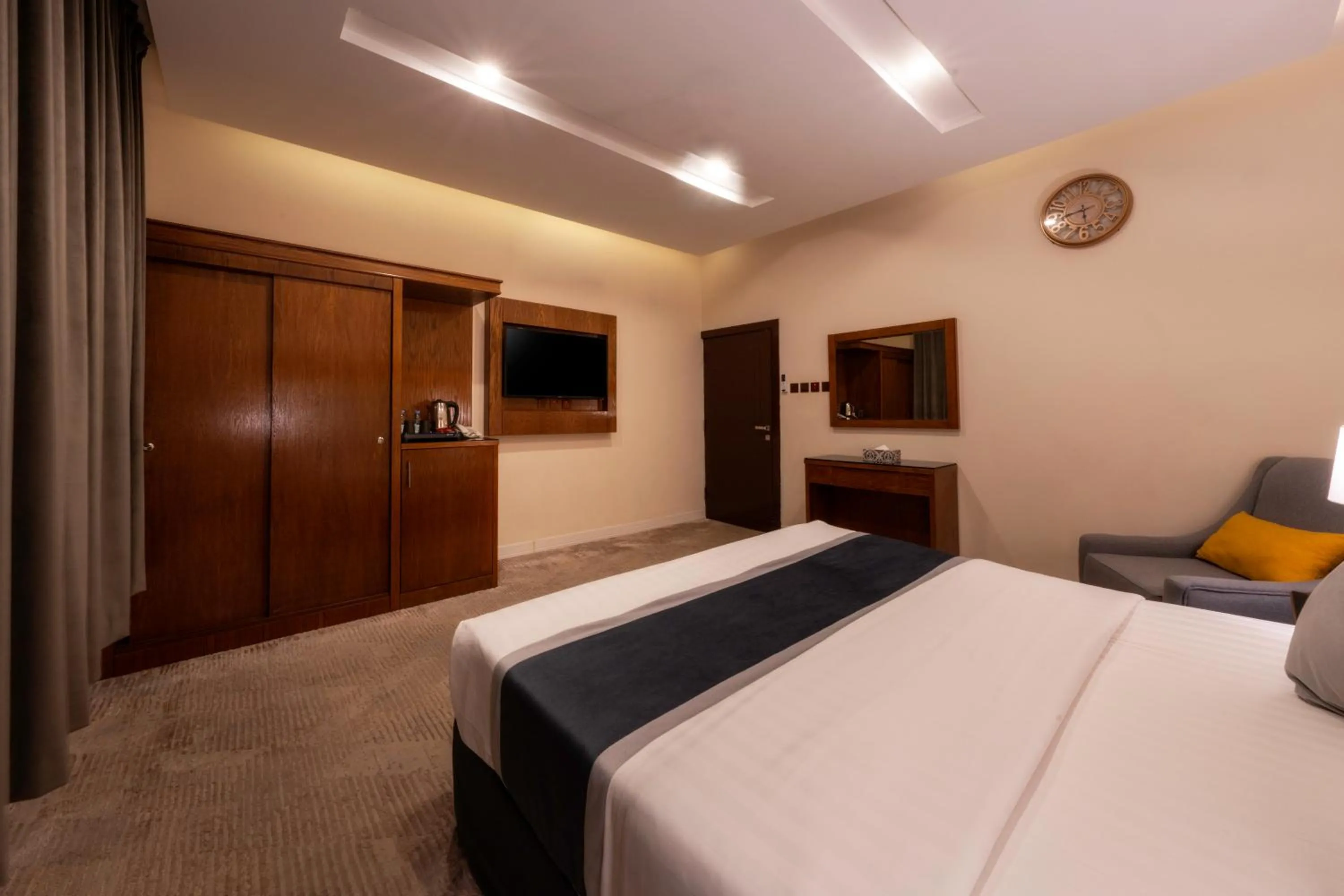 Bed in Diaara Hotel Appartments