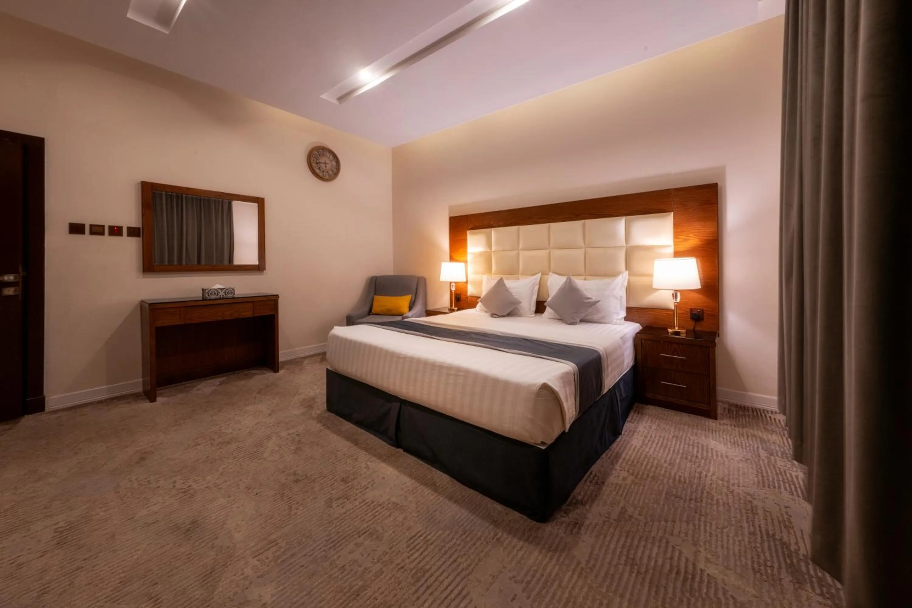 Bed in Diaara Hotel Appartments