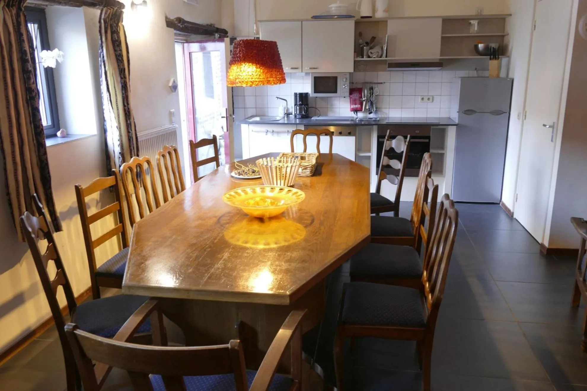Dining area in Apartments Cour d'Aix