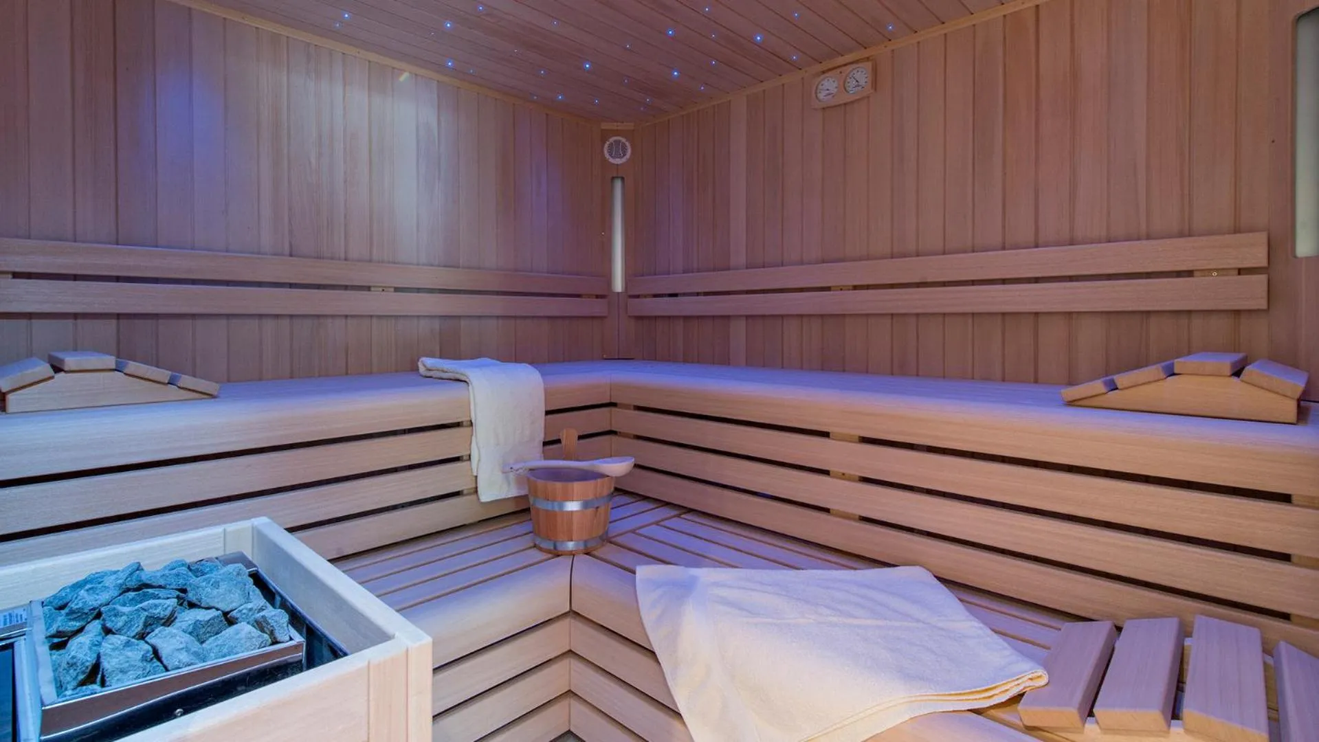 Sauna in Hotel Station