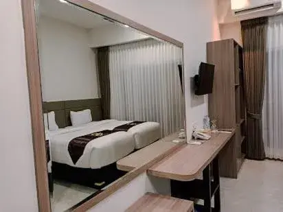 Bed in Grand Samota Hotel Bed in Grand Samota Hotel