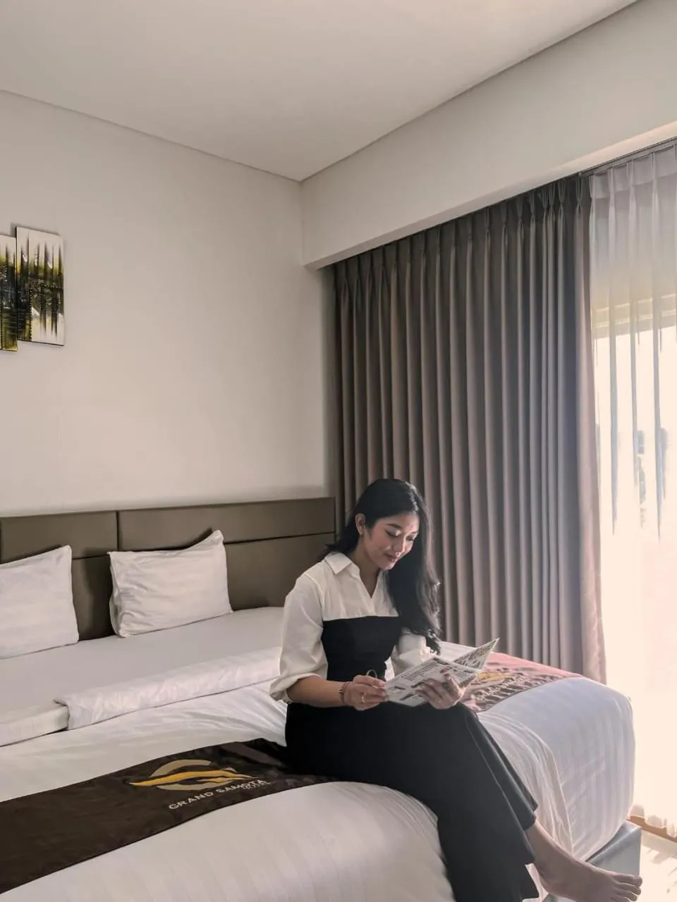 Bed in Grand Samota Hotel