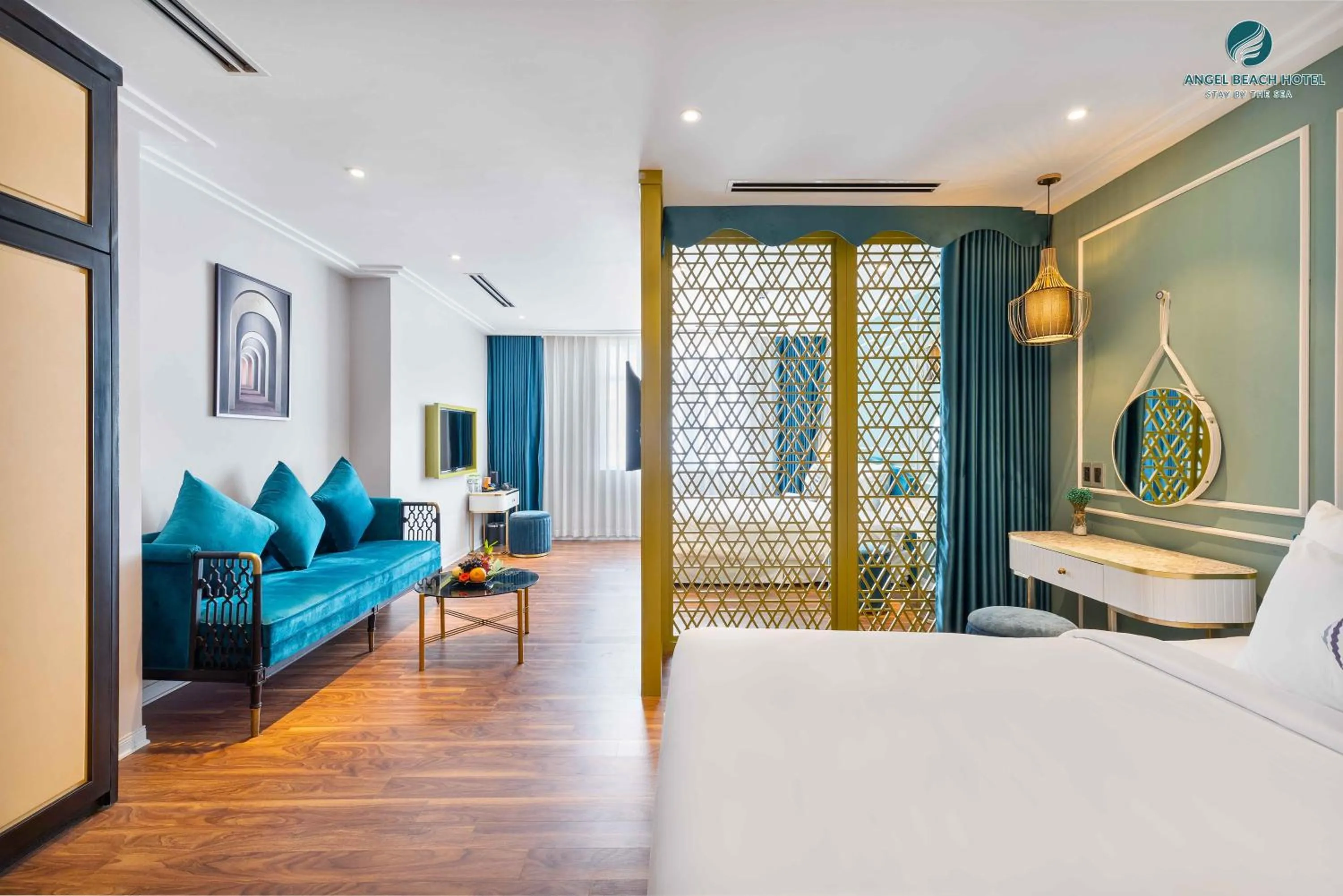 Photo of the whole room, Bed in Angel Beach Hotel Danang