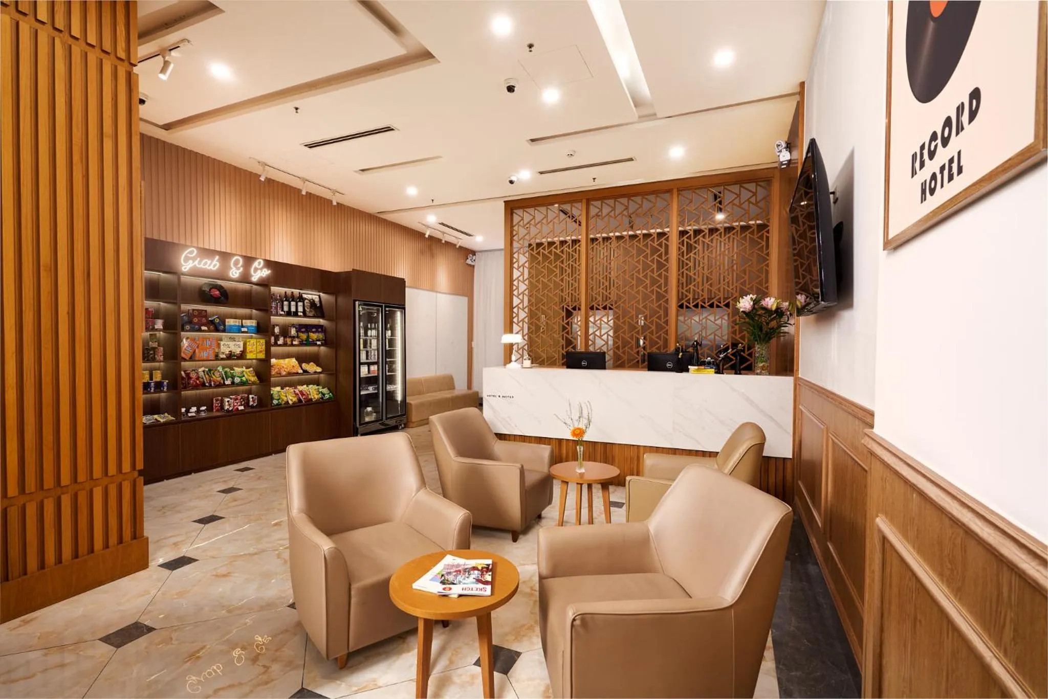 Lobby or reception in Record Hotel