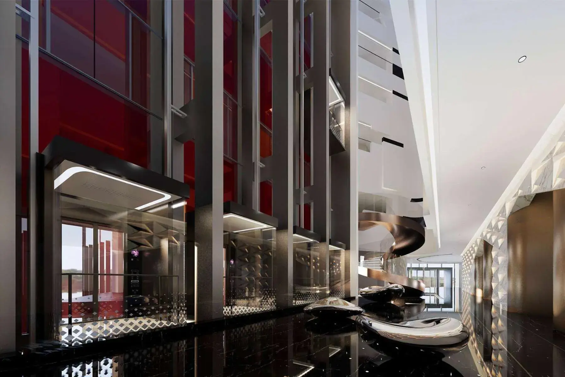 Lobby or reception in Wyndham Garden Nanjing Airport Lobby or reception in Wyndham Garden Nanjing Airport