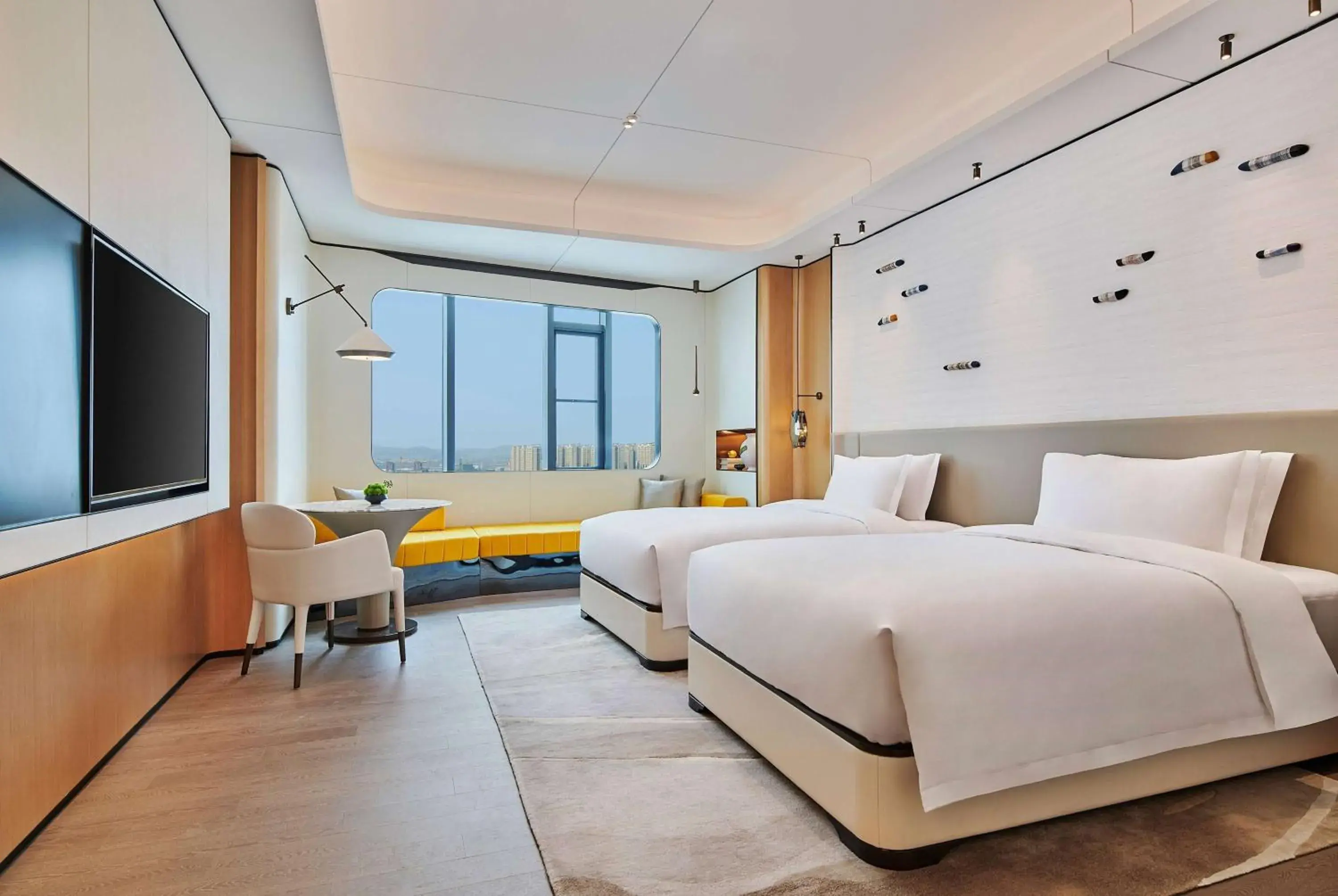 Photo of the whole room, Bed in Wyndham Garden Nanjing Airport Photo of the whole room, Bed in Wyndham Garden Nanjing Airport