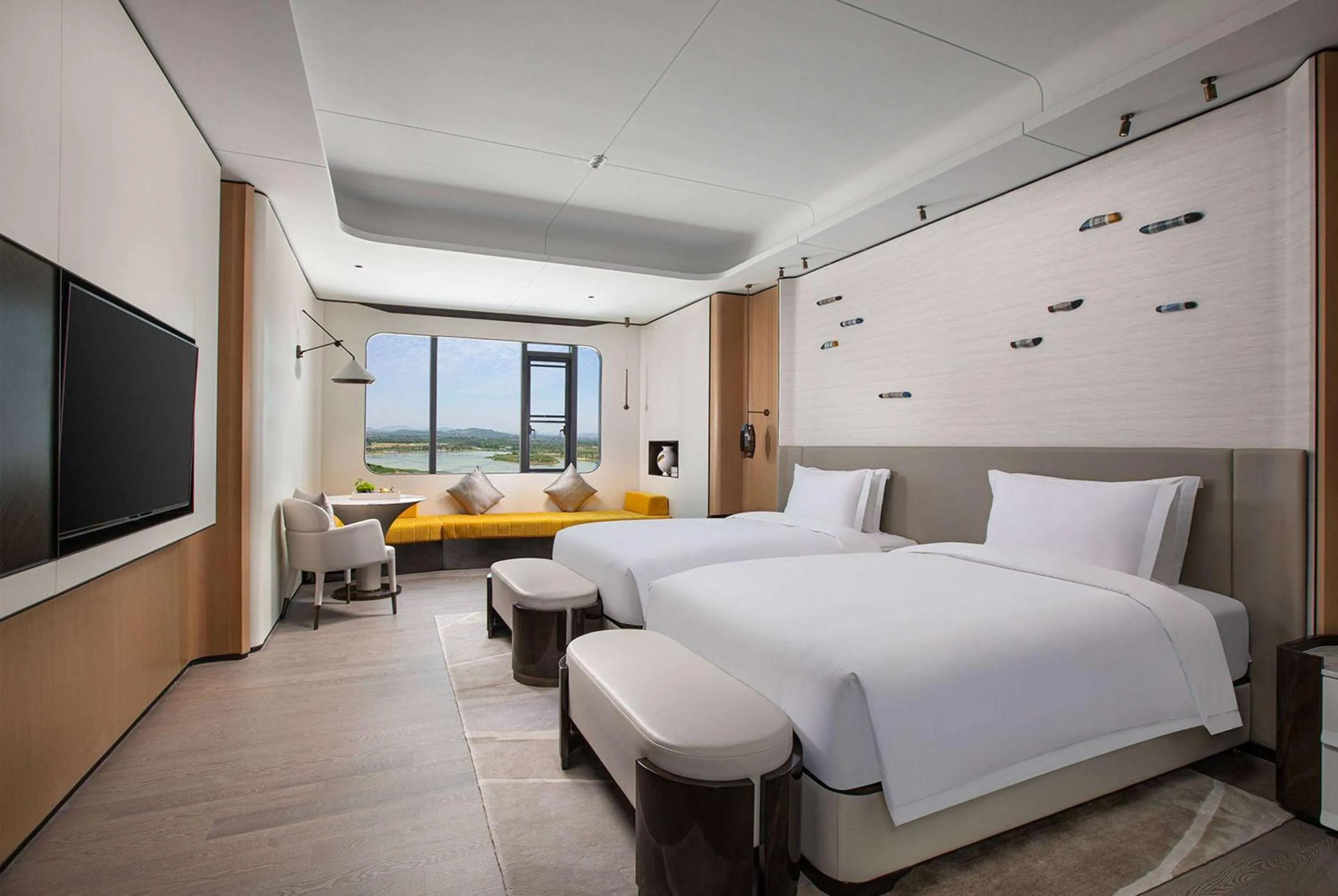 Photo of the whole room, Bed in Wyndham Garden Nanjing Airport