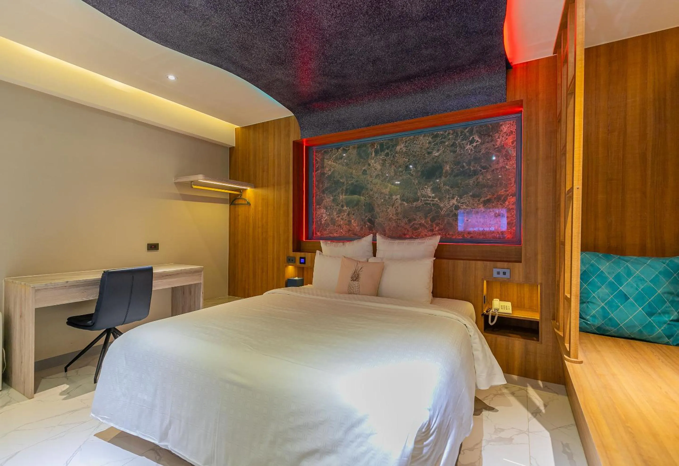 Bed in 里萊行旅 - Lilai Motel